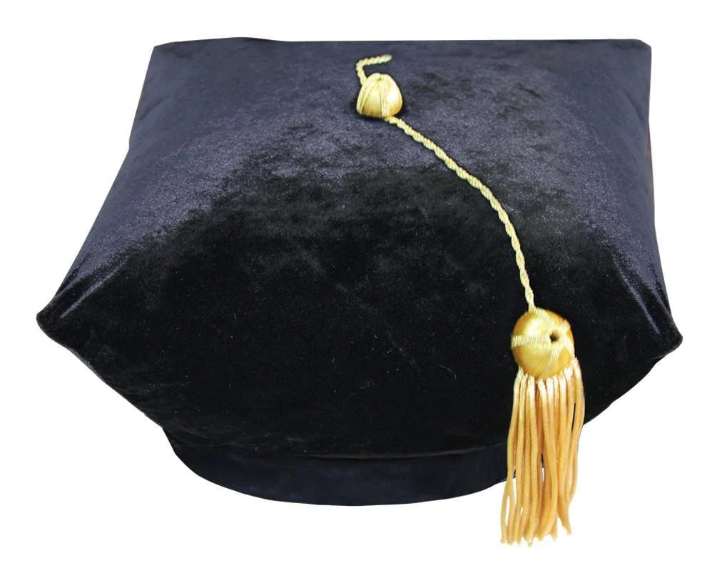 Custom Classic Doctoral Gown Set with Tam & Hood - PhD Graduation Regalia for Academic Ceremonies & Formal Events