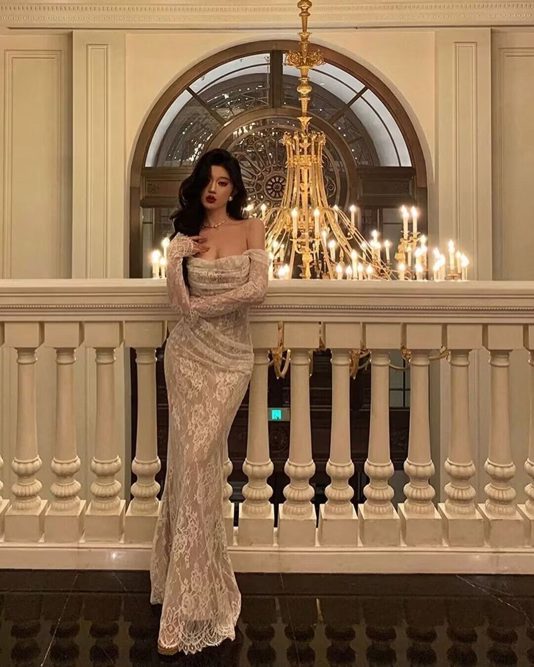Elegant Off-The-Shoulder Lace Mermaid Prom Dress J2849 - Perfect for Formal Dances, Weddings & Special Occasions