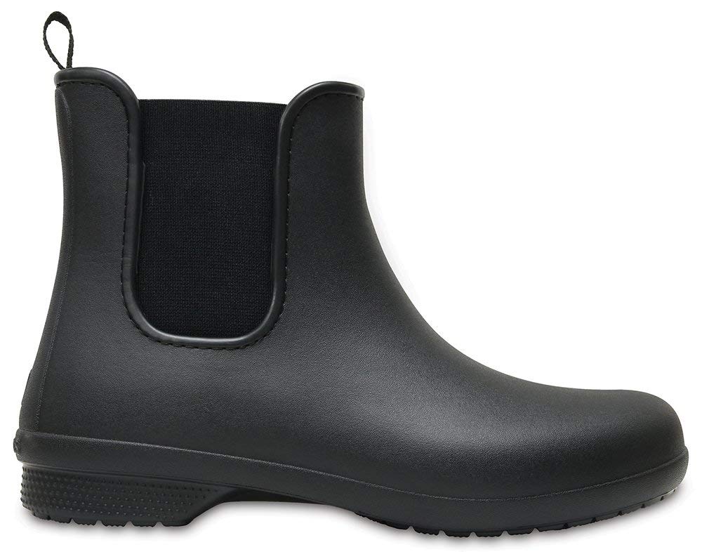 Crocs Freesail Chelsea Boots for Women - Waterproof Rubber Rain Boots with Comfortable Cushioning | Perfect for Outdoor Activities, Gardening & Rainy Day Wear