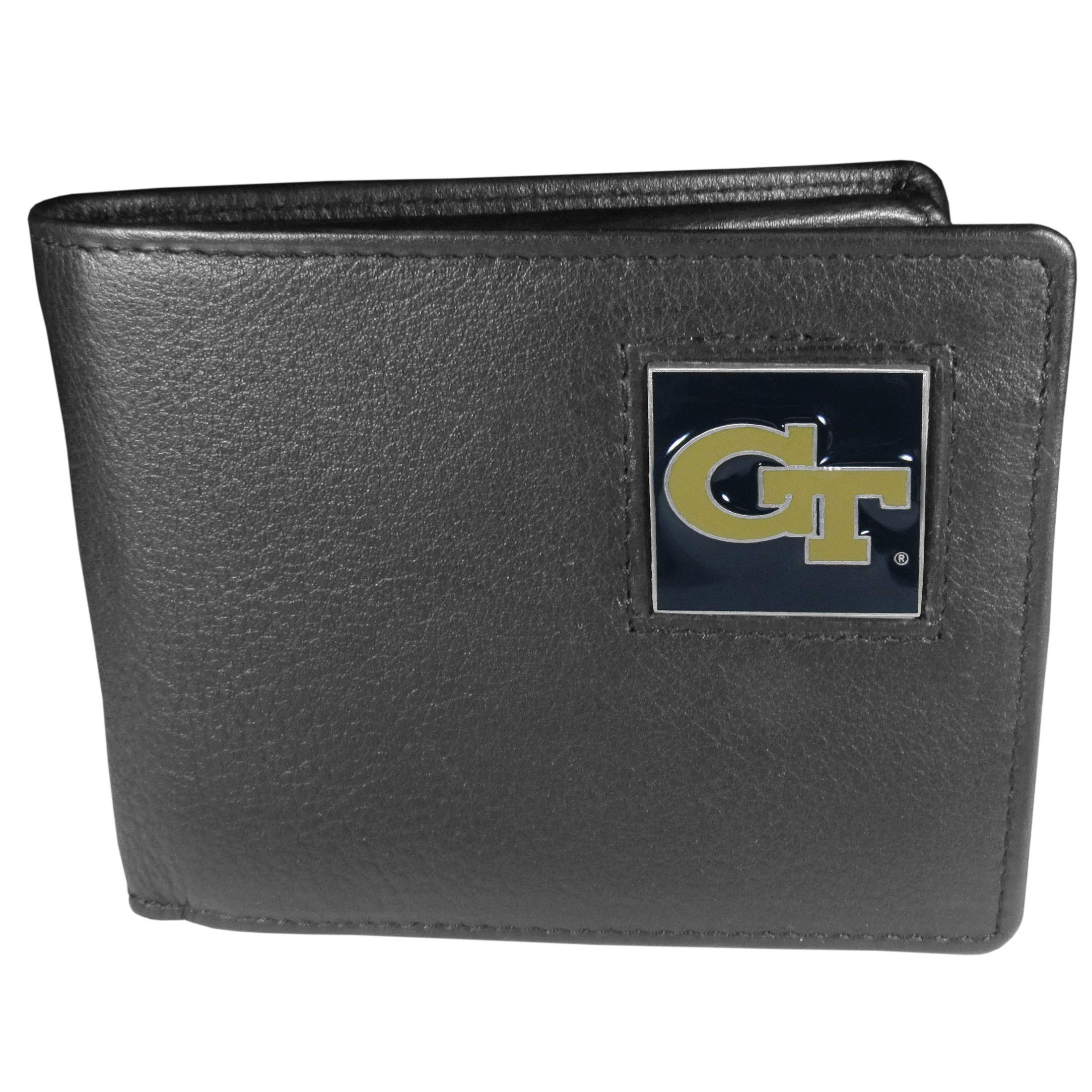 Siskiyou Sports NCAA Leather Bi-fold Wallet for Men - Slim & Durable College Team Logo Design - Perfect for Everyday Use, Gifts & Travel