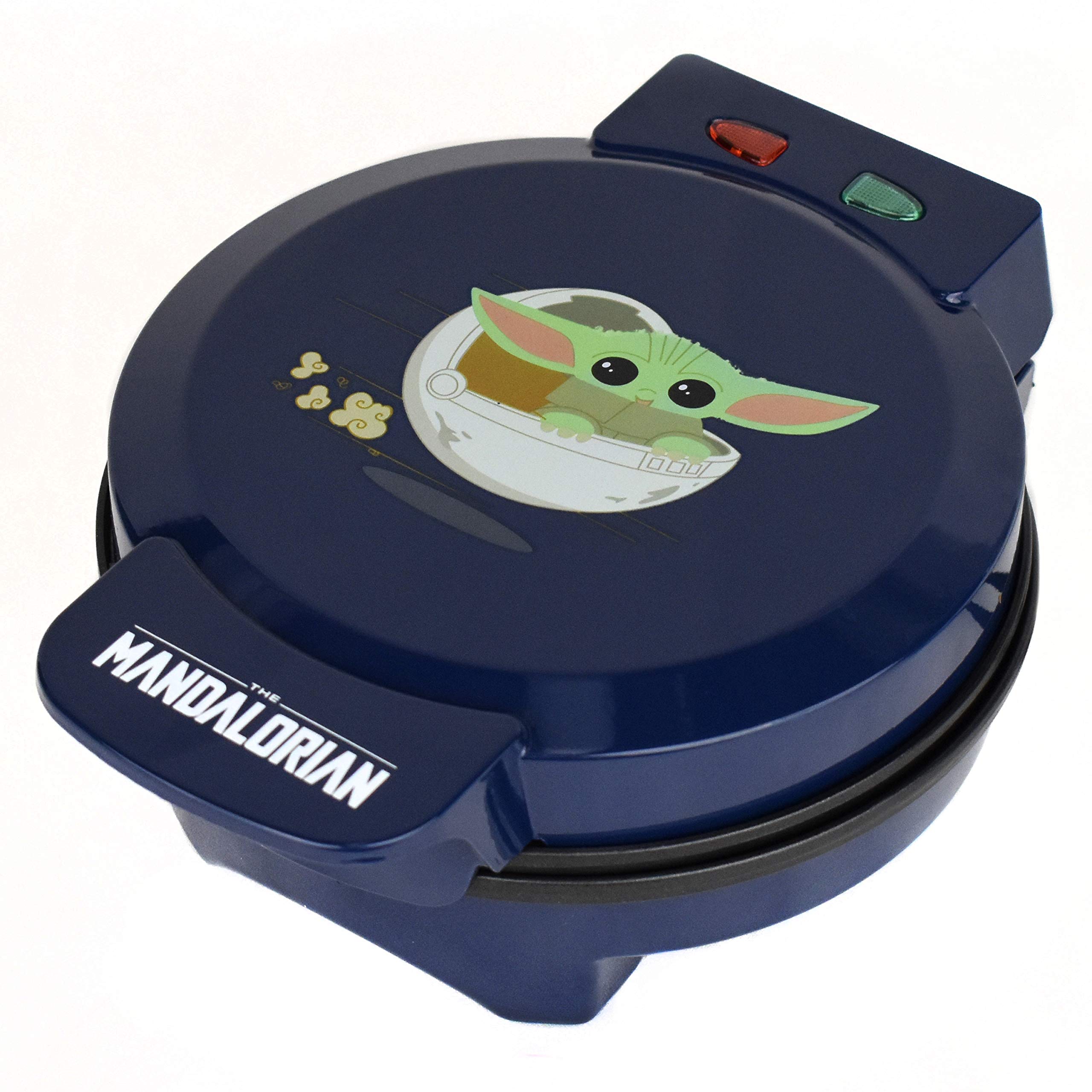 Star Wars The Mandalorian The Child Waffle Maker - Baby Yoda Waffle Iron Machine for Kids & Adults - Perfect for Breakfast, Parties & Star Wars Fans