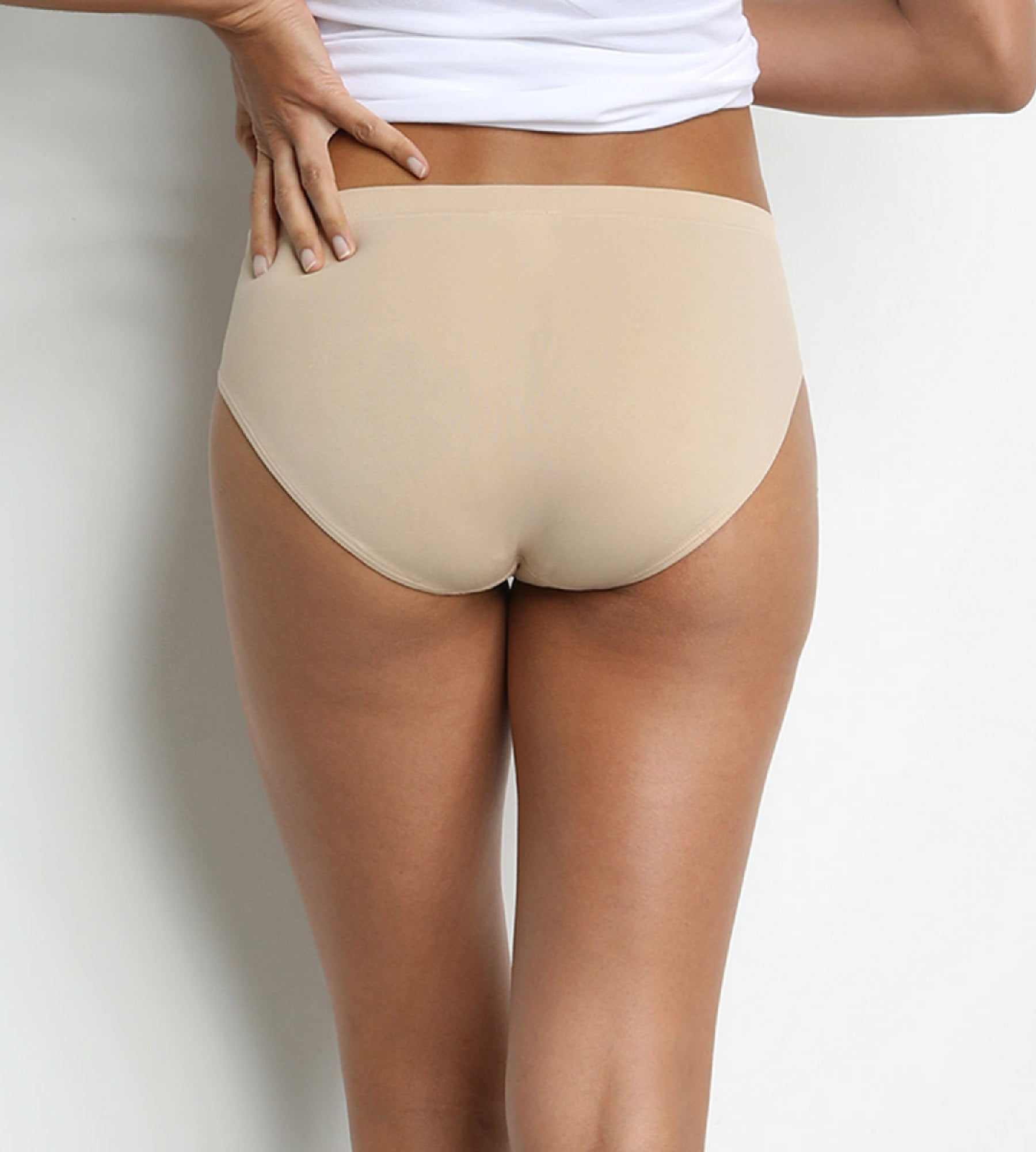 2 Pack High Waist Seamless Microfiber Underwear - New Skin Eco-Friendly with Pockets - Perfect for Yoga, Travel & Everyday Comfort