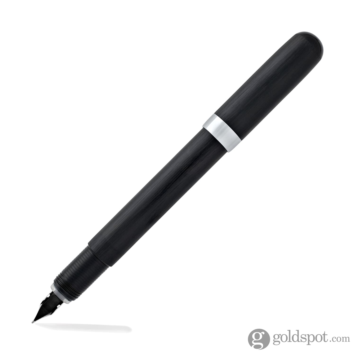 Itoya PaperSkater Galaxy Fountain Pen - Charcoal Black Fine Point Ink Pen for Writing, Journaling & Calligraphy | Premium Smooth Writing Experience for Office, School & Gifts