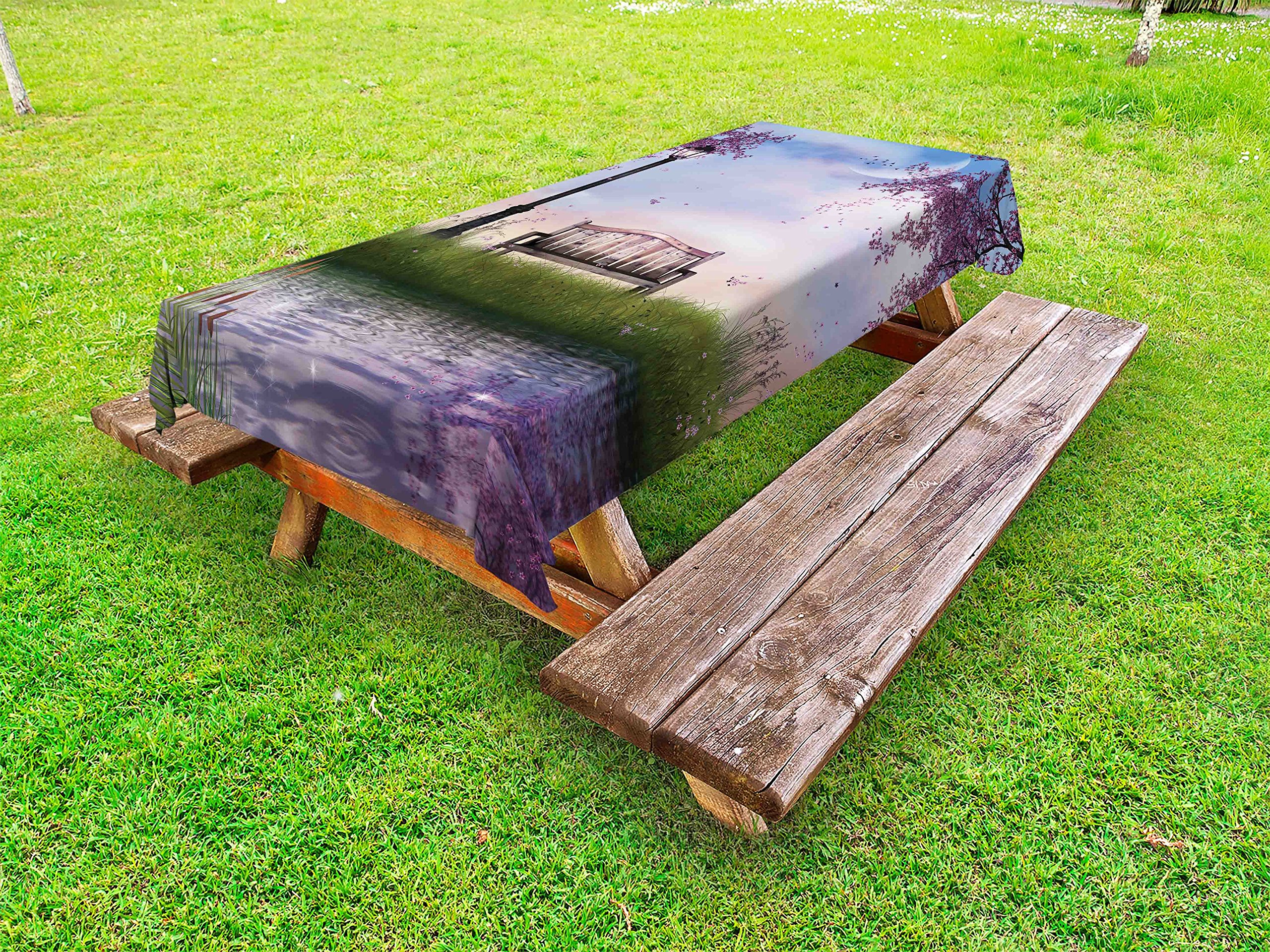 Ambesonne Waterproof Outdoor Tablecloth - 58