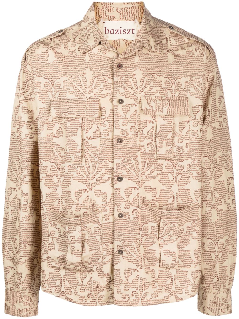 BAZISZT Beige Casual Shirts for Men - Comfortable & Stylish Tops for Work, Travel, and Everyday Wear