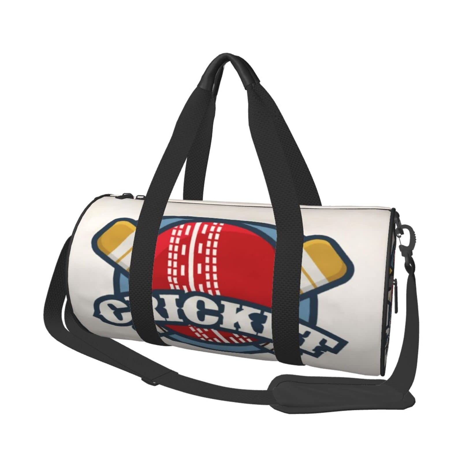 Round Duffel Bag for Cricket & Travel - Waterproof Sports Gym Bag with Shoulder Strap for Men & Women - Perfect for Cricket Practice, Gym Workouts & Weekend Getaways