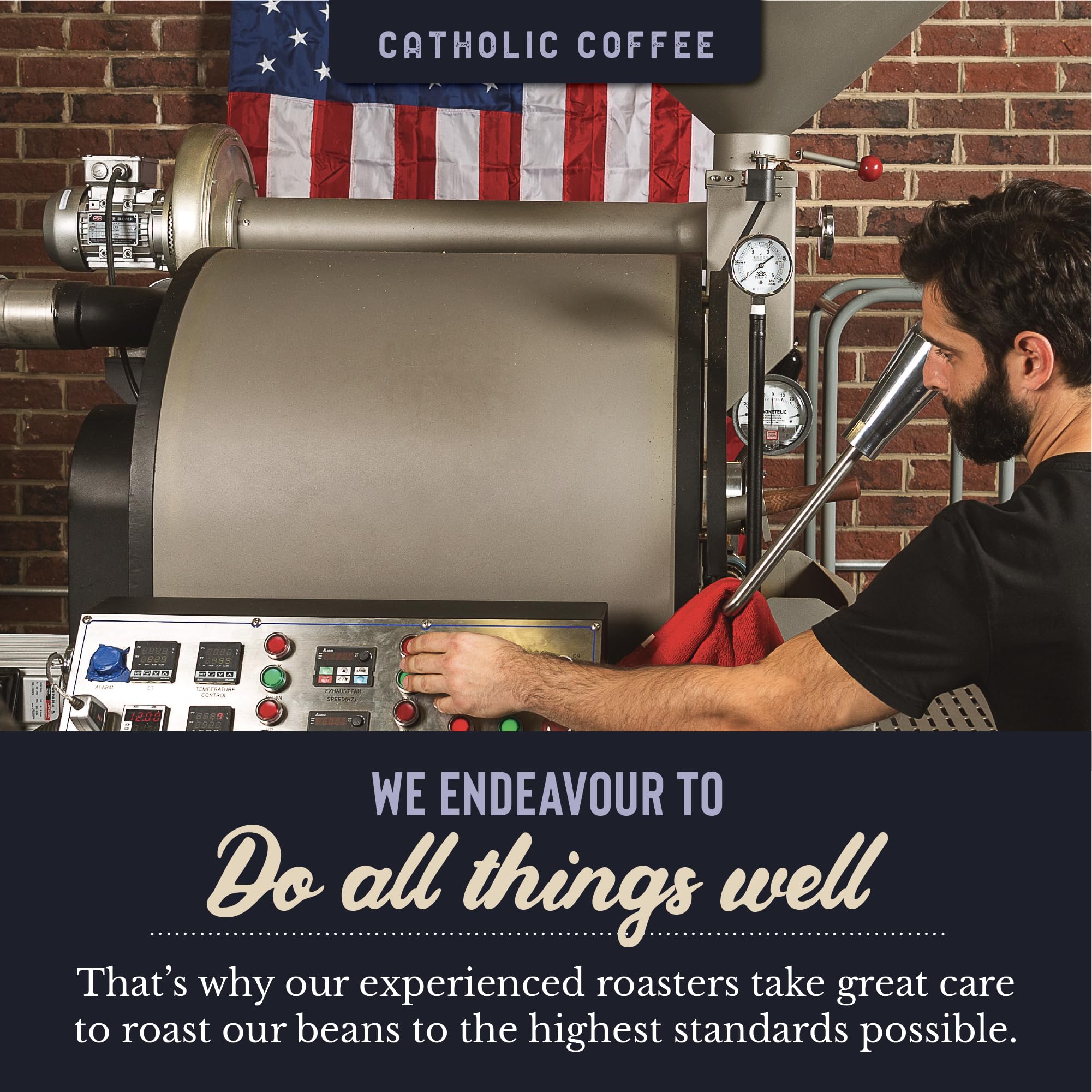 St. Peter Parish Arabica Coffee Whole Bean - Small-Batch Craft Coffee for Catholic Faithful & Coffee Lovers - Perfect for Morning Brew, Church Events & Thoughtful Gifts