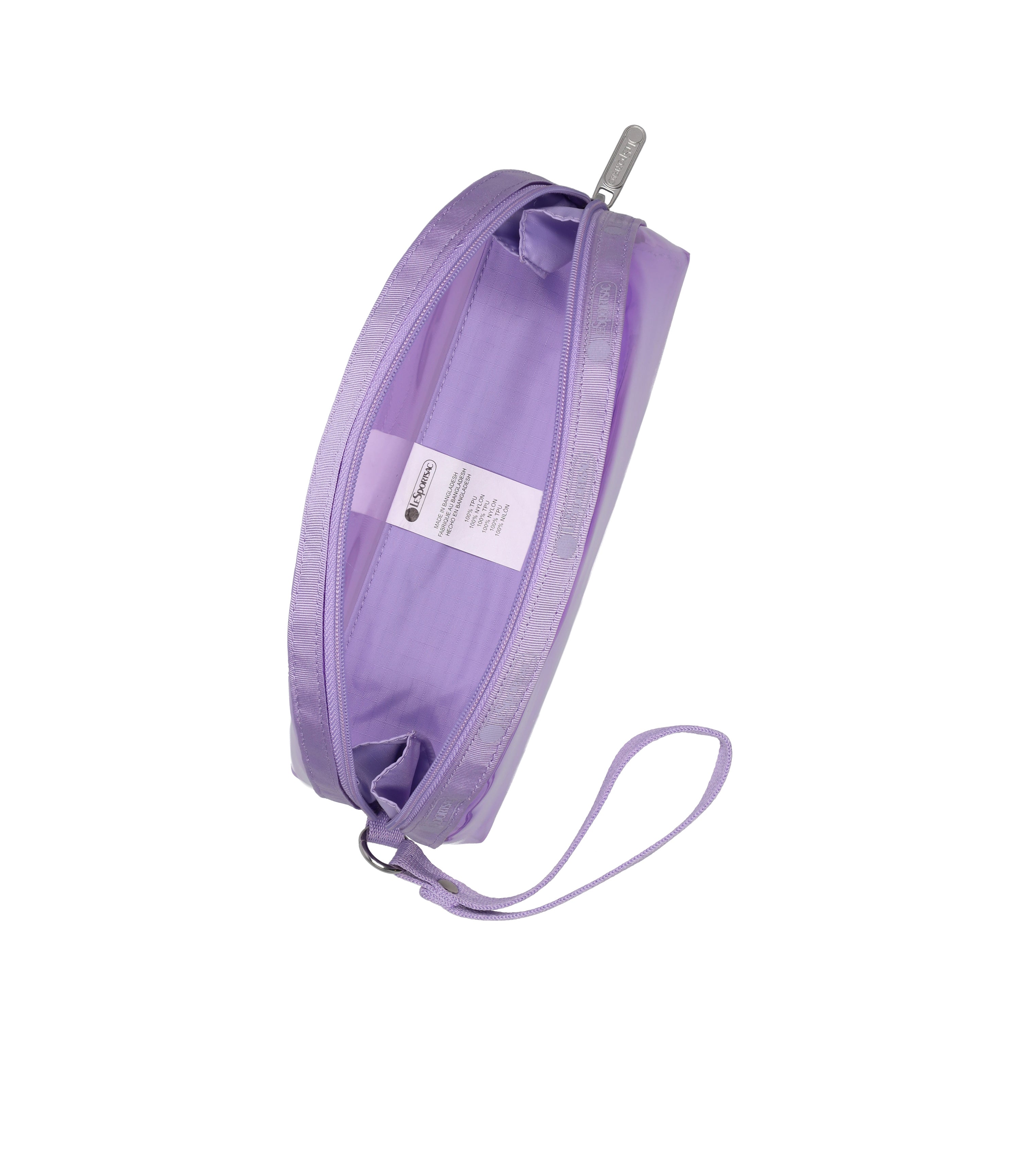 Clear Transparent Zip Wristlet Wallet for Women - Fashionable Small Clutch Purse with Wrist Strap - Perfect for Parties, Travel, and Everyday Use