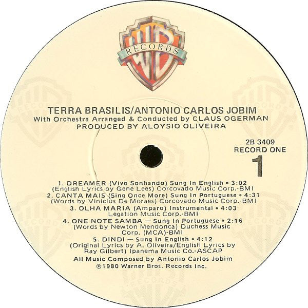 Antonio Carlos Jobim Terra Brasilis Vinyl 2xLP Album Limited Edition Special Pressing – Perfect for Jazz Collectors & Brazilian Music Lovers