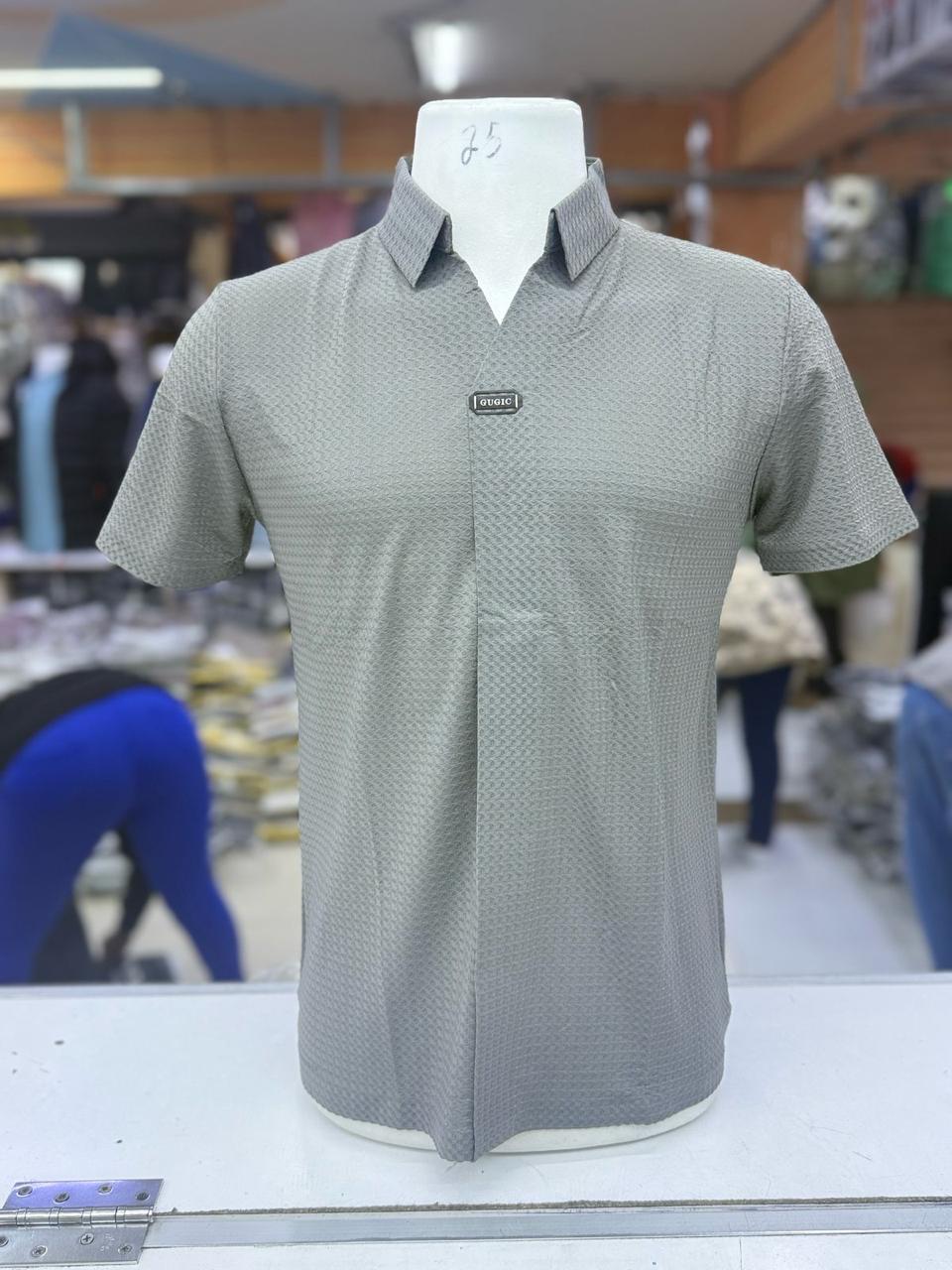 Men's Short Sleeve V-Neck Polo Shirt - Breathable Cotton Casual Tee for Summer | Perfect for Golf, Office & Outdoor Activities