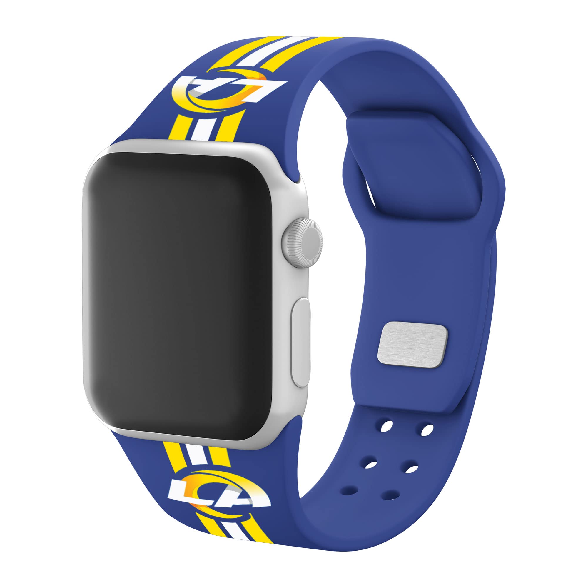 Los Angeles Rams HD Game Time Watch Band for Apple Watch - Durable & Stylish Sports Accessory for NFL Fans, Game Day & Everyday Wear