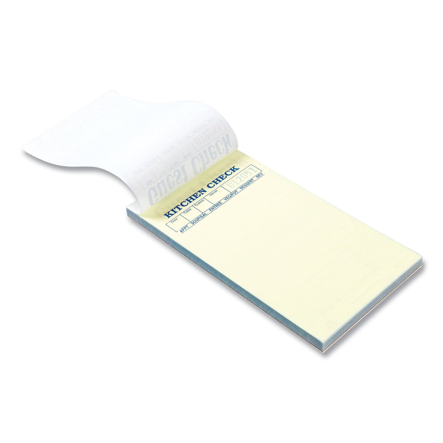 AmerCareRoyal® Guest Check Pad - 2-Part Carbonless, 3.6 x 6.7 Inches, 17 Lines per Form, 50 Forms/Pad, 50 Pads/Carton - Ideal for Restaurants, Cafes & Hospitality Businesses
