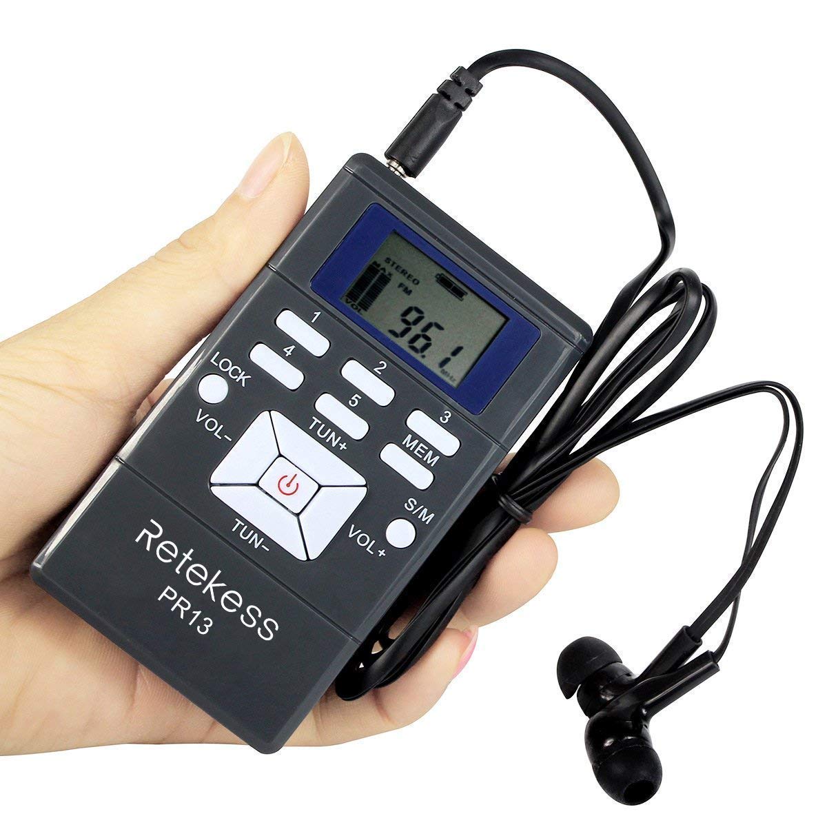 Retekess TR509 FM Transmitter for Church - Dual Mode Long Range Stereo Broadcast System with PR13 Portable FM Radio Receiver & Earphones | Perfect for Drive-in Movies, Parking Lots, Car Clubs, Schools, and Outdoor Events