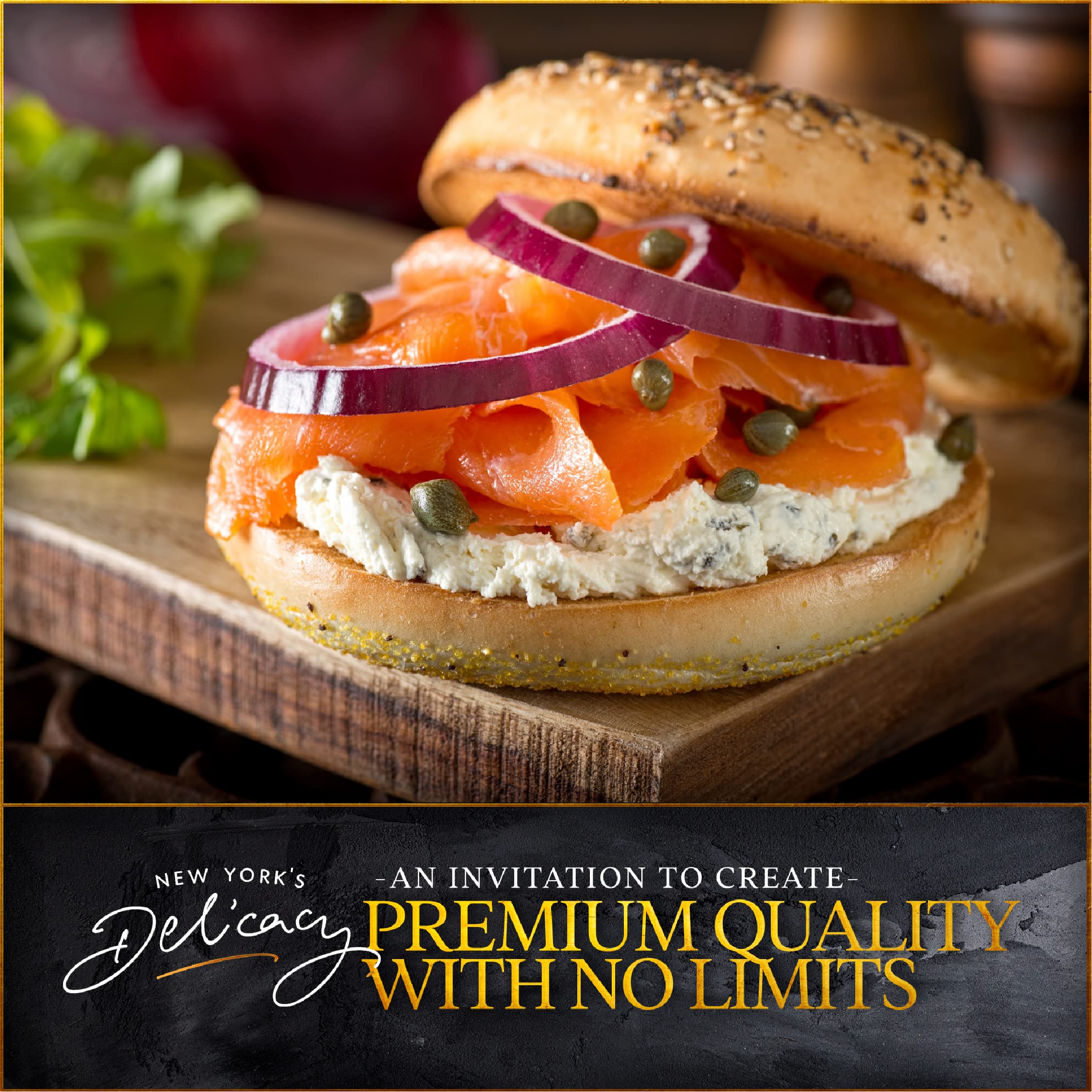Premium Smoked Salmon Nova - Gourmet Wild-Caught Combo Pack (5 x 4oz) - Natural, Gravadlax & Garlic Pepper Flavors - Perfect for Brunch, Charcuterie Boards & Holiday Gifts