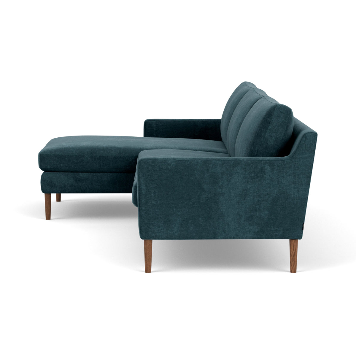 Astha Fabric Left Chaise Sofa - Modern L-Shaped Sectional Couch with Reversible Design for Living Room, Lounge & Home Theater Comfort