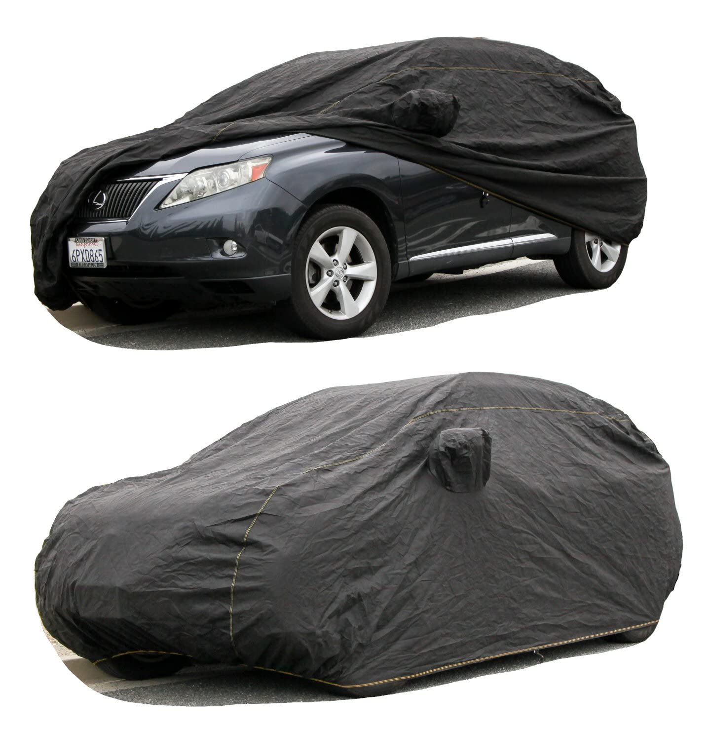 Premium Waterproof Car Cover for Lexus GX460 & GX550 (2019-2025) - XTREMECOVERPRO Diamond Series Black - All Weather Protection for Outdoor Parking, Travel & Storage