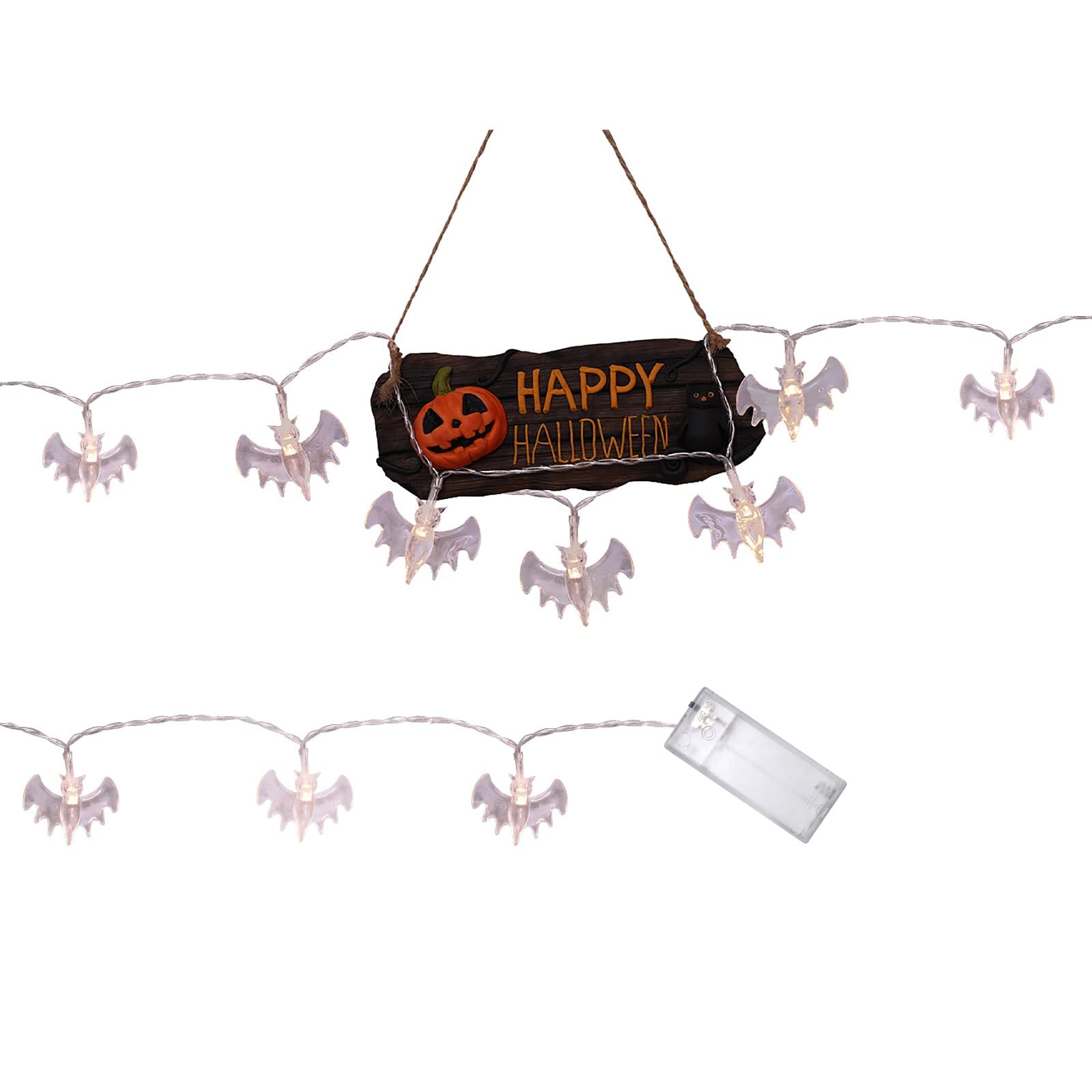 Halloween LED String Lights - Outdoor & Indoor Decor for Camper, Yard, Gate, Haunted House, Party, Bedroom | Christmas Twinkle Lights for Holiday & Seasonal Decoration