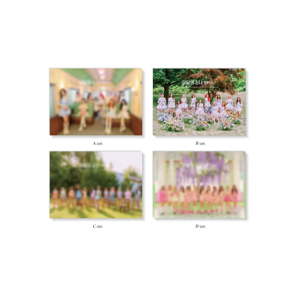 LOONA [WITHMUU] Summer Special Mini Album - Flip That (Set Ver.) 4ALBUM + WITHMUU Gift | K-Pop Collectible for Fans, Perfect for Concerts & Birthday Gifts