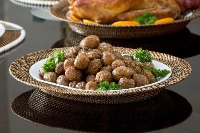 Elegant Serving Platter and Basket Set - Perfect for Entertaining, Parties, and Holiday Gatherings - Durable and Stylish for Any Occasion