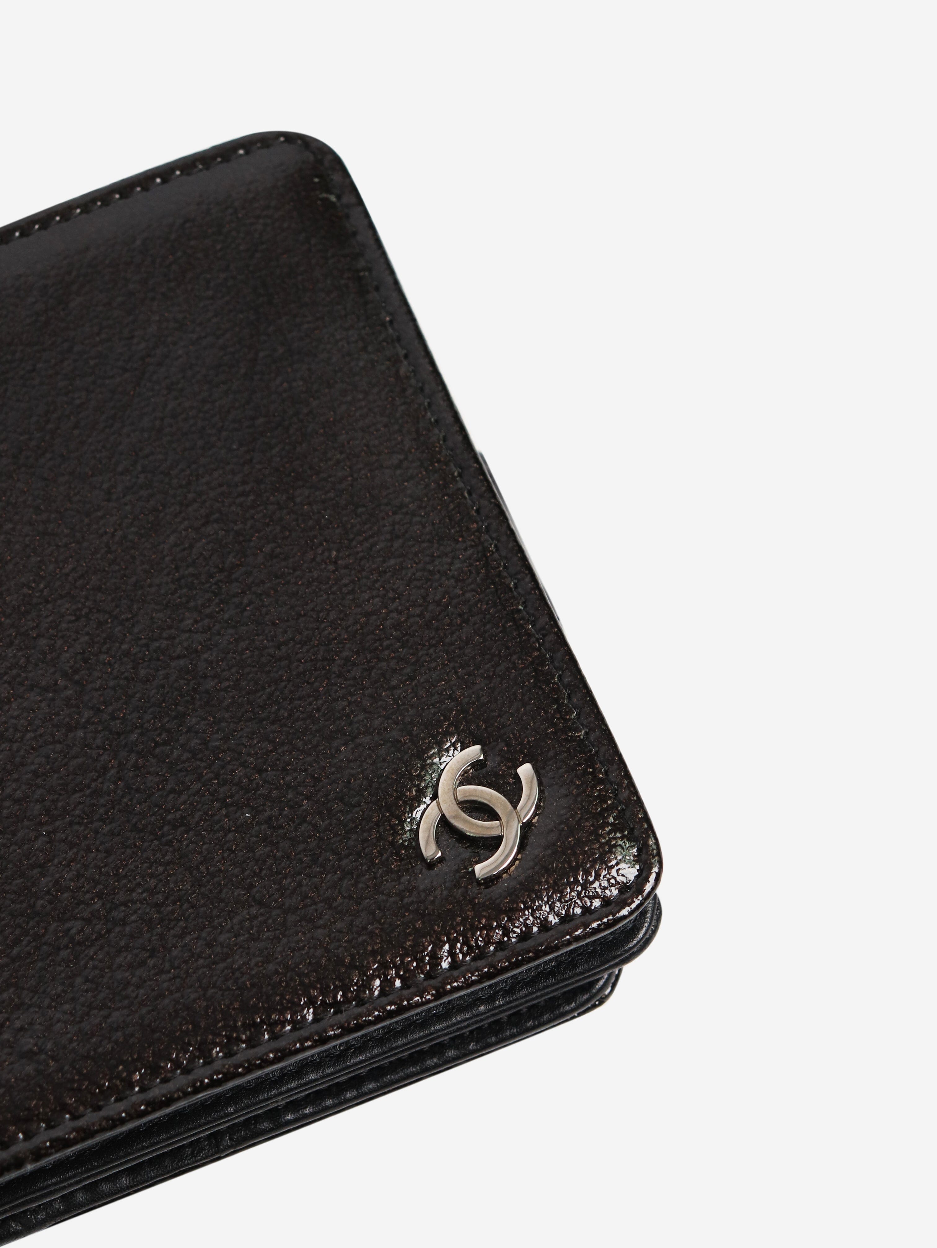 2006 Black Patent Leather CC Wallet - Stylish & Durable Credit Card Holder for Women & Men | Perfect for Everyday Use, Travel & Gifting
