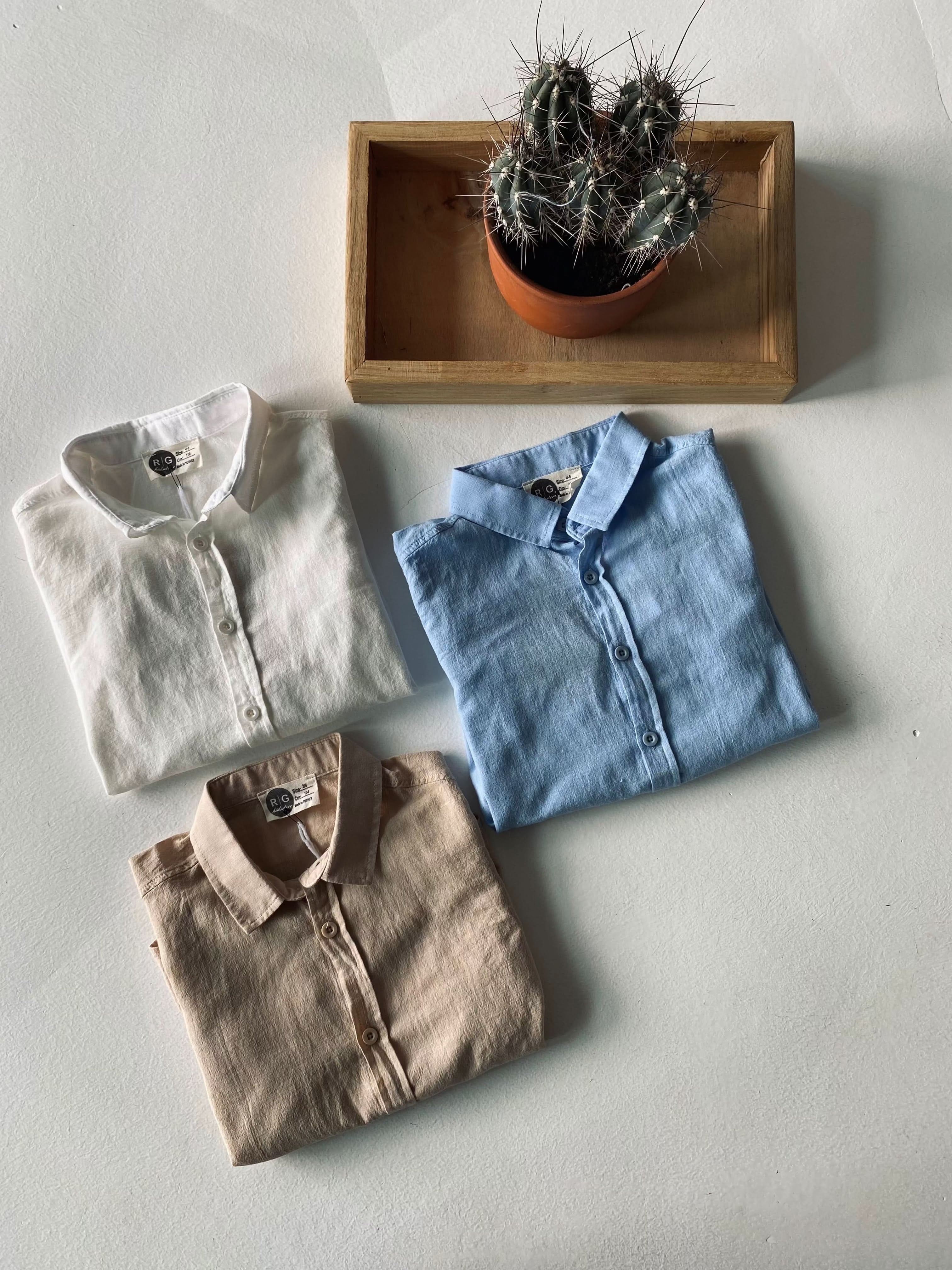 Men's Linen Shirt - Breathable & Lightweight Summer Casual Shirt for Outdoor Activities & Travel