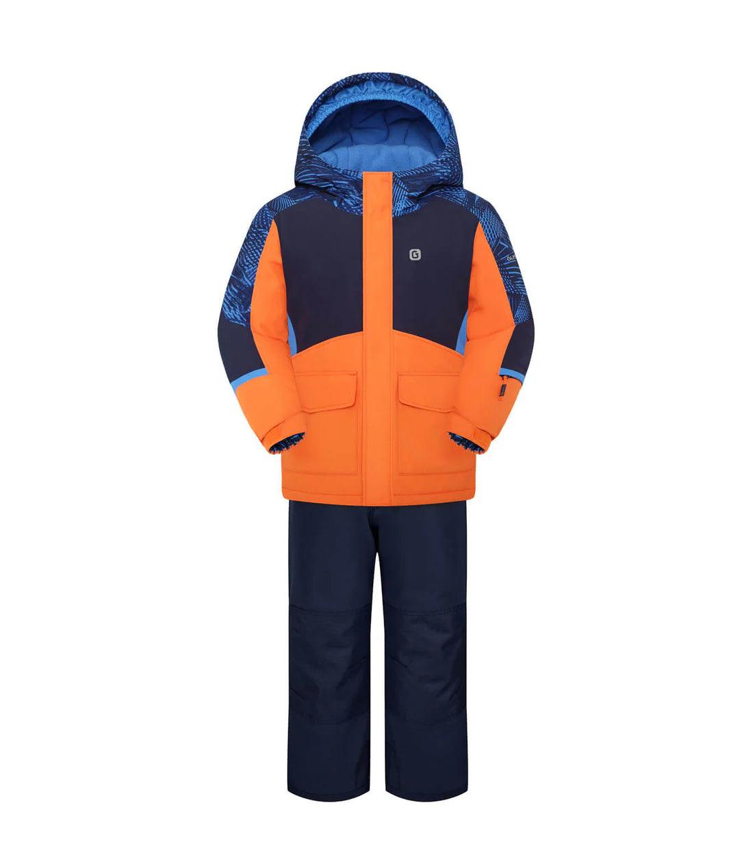 Gusti Nelson Boys Winter Snowsuit - Waterproof & Insulated Snow Jacket & Pants Set for Kids - Perfect for Skiing, Snowboarding & Outdoor Winter Play