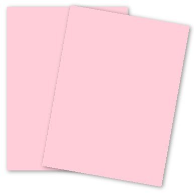 Domtar Earthchoice PINK VB Cover Cardstock Paper 11x17 Inches 67lb 250 Sheets - Premium Quality for Flyers, Brochures & Craft Projects