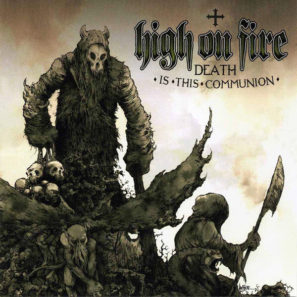 High on Fire - Death is the Communion Limited Edition Colored Vinyl LP | Heavy Metal Music Record for Collectors & Audiophiles | Perfect for Home Listening & Music Enthusiast Gifts