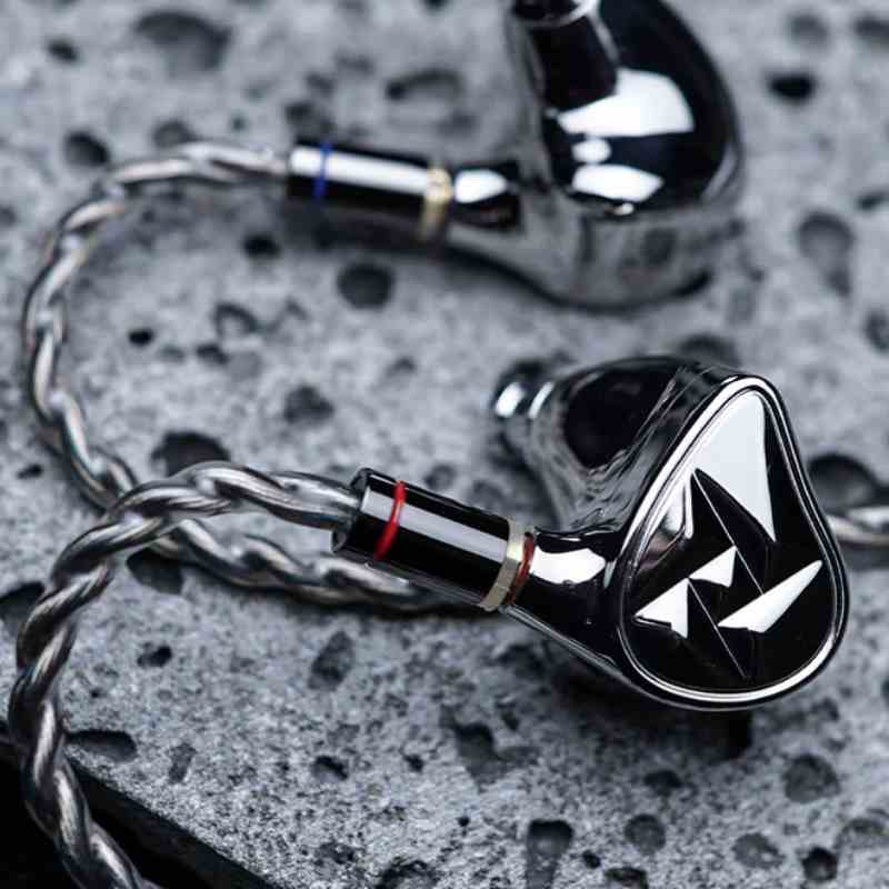 BGVP NE5 Titanium 1DD+2BA+2EST Hybrid Driver HiFi In-Ear Earphones - Premium Sound for Audiophiles, Musicians & Gaming Enthusiasts