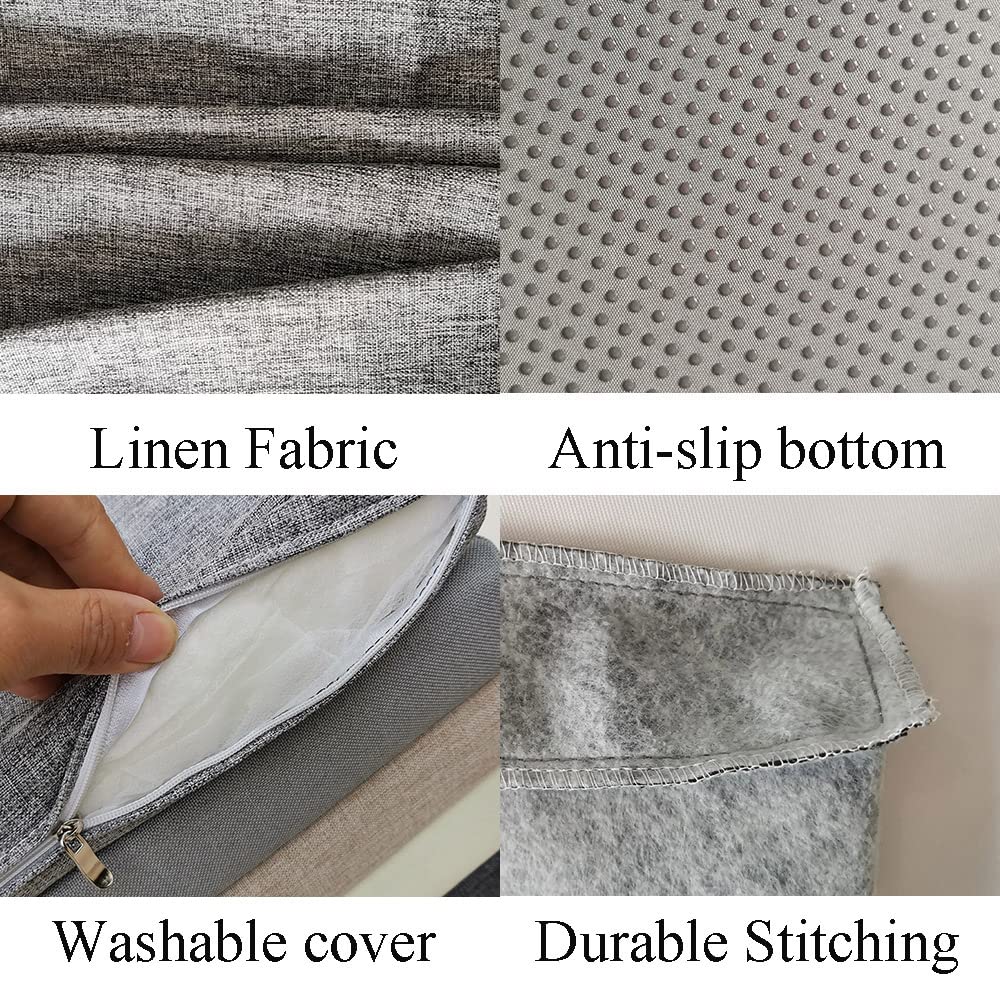 Non-Slip Bench Cushion for Kitchen, Dining Chairs & Bay Window Seats - 59