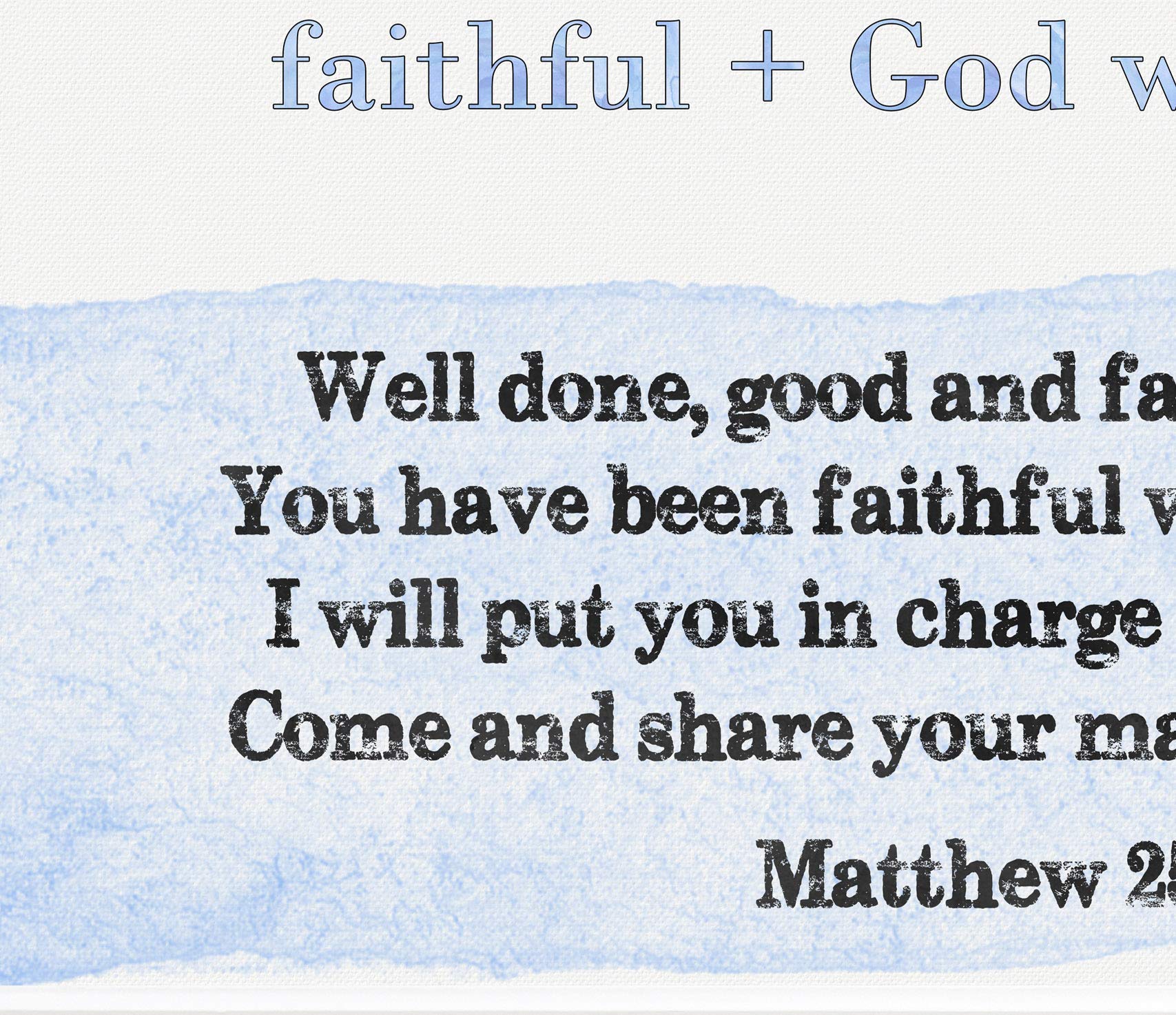 Personalized Baby Name Nursery Art with Bible Verse - Custom First & Middle Name Meaning, Baby Shower Gift for Boys in Blue - Perfect for Christian Nurseries, Baptism Gifts & Newborn Room Decor