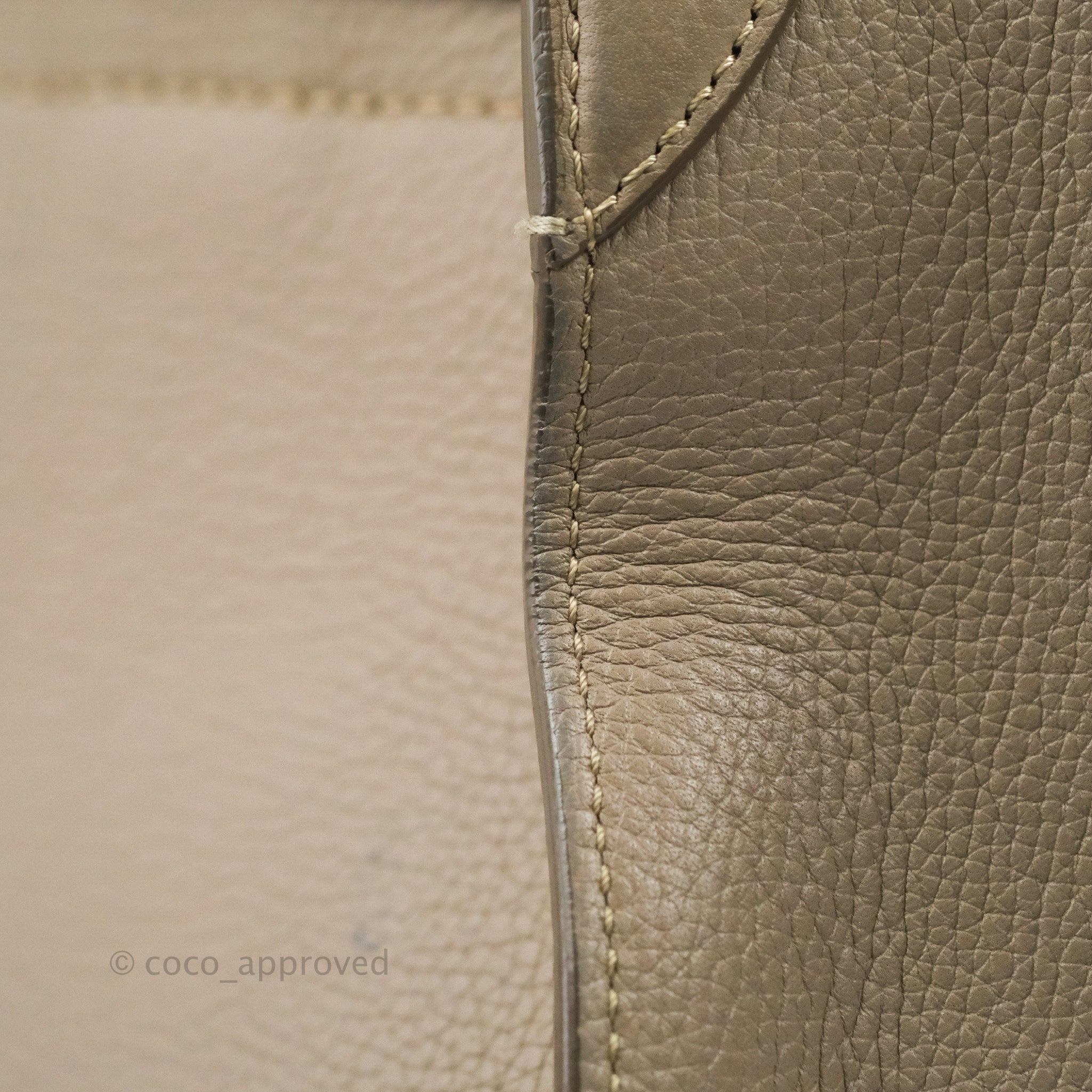 Celine Small Big Bag in Light Taupe | Supple Grained Leather with Silver Hardware | Perfect for Work, Travel & Everyday Luxury