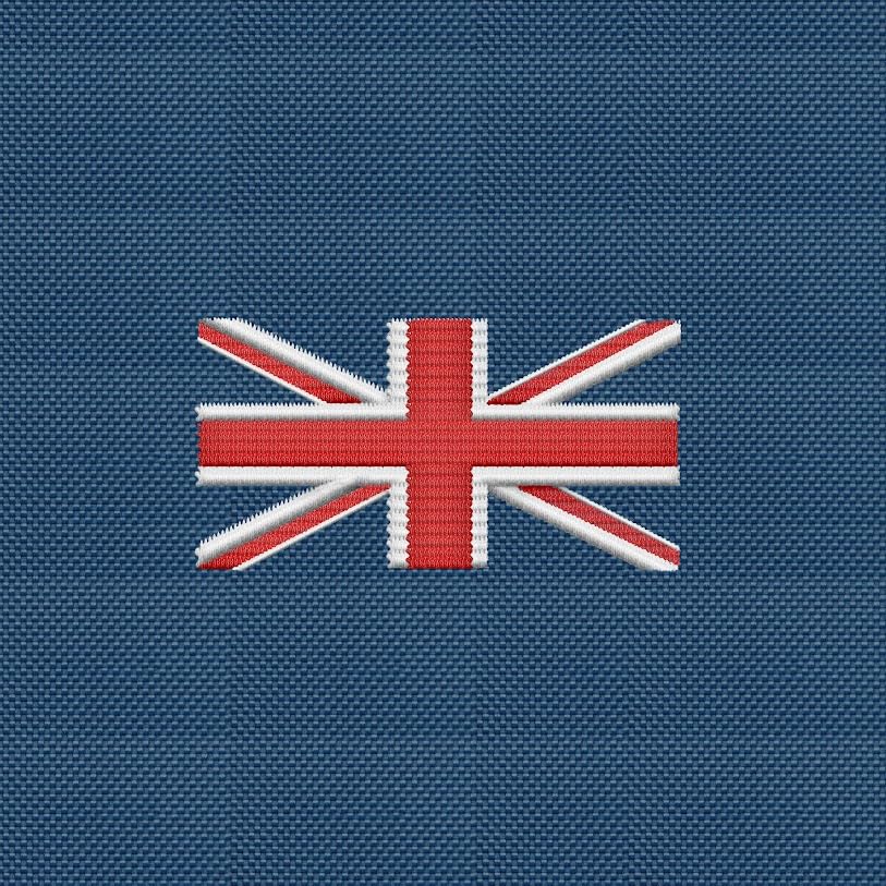 Blue with Red Trim UK Flag
