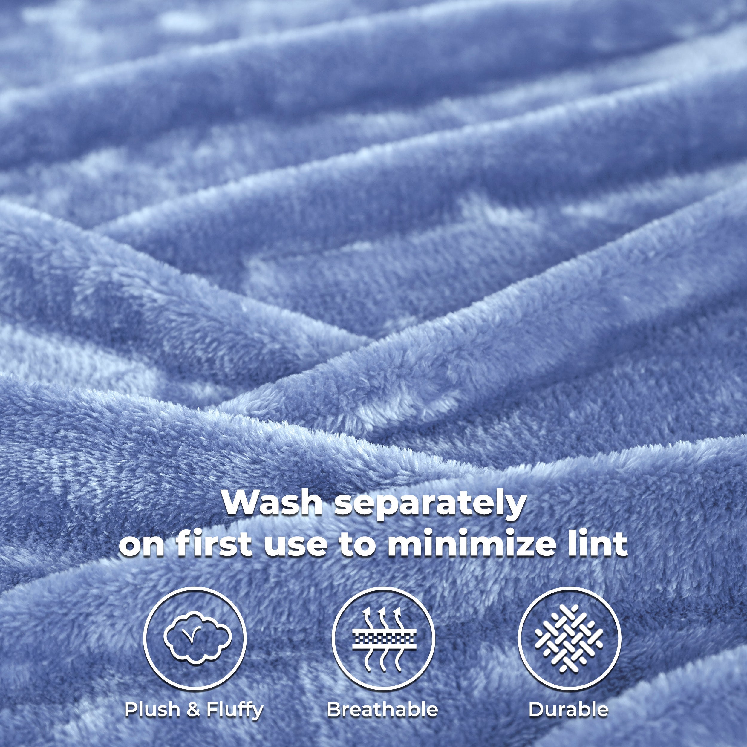 Classic Solid Fleece Plush Medium Weight Fluffy Soft Blanket - Cozy & Warm for Bed, Sofa, Travel & Gifts | Ultra-Soft Throw Blanket for All Seasons
