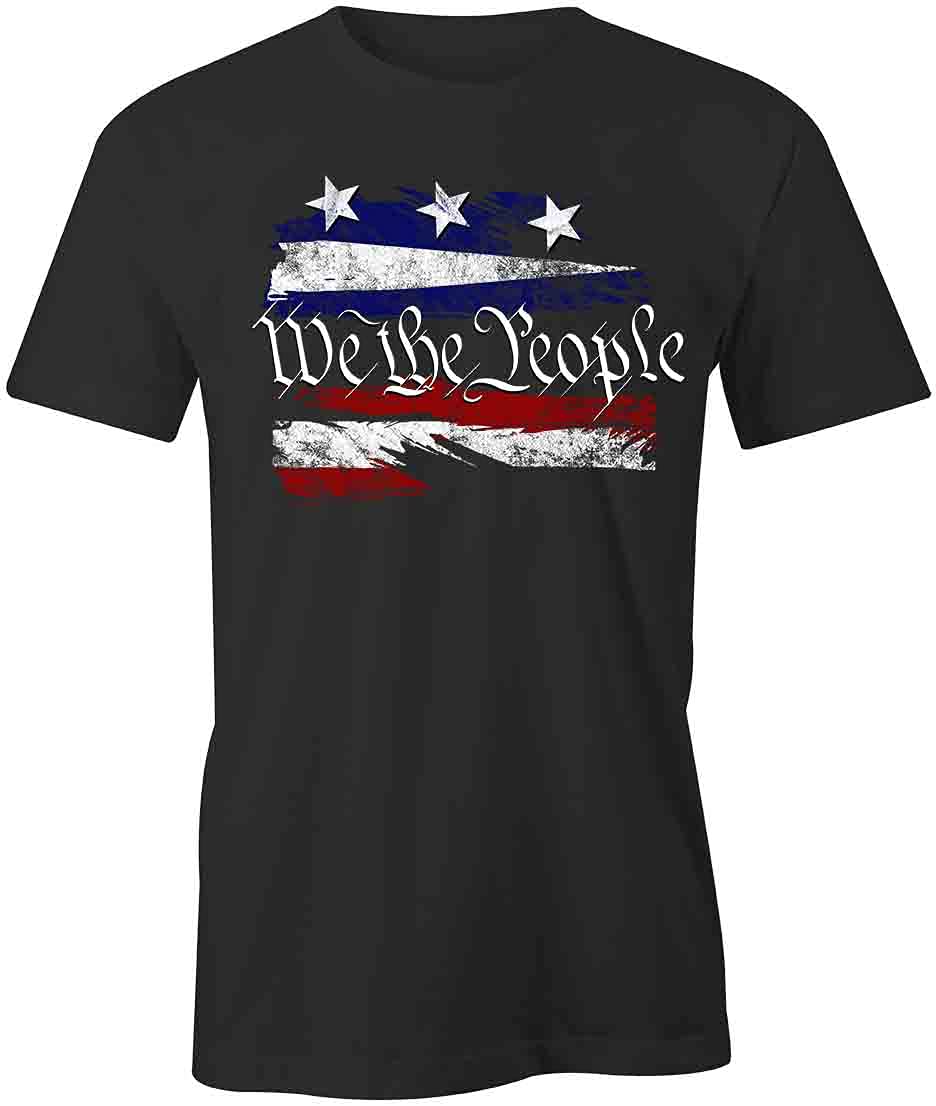 We The People Graphic T-Shirt - Black Printed Tee for Men & Women | Patriotic Apparel, Casual Wear, Protest Shirts, American Pride Clothing