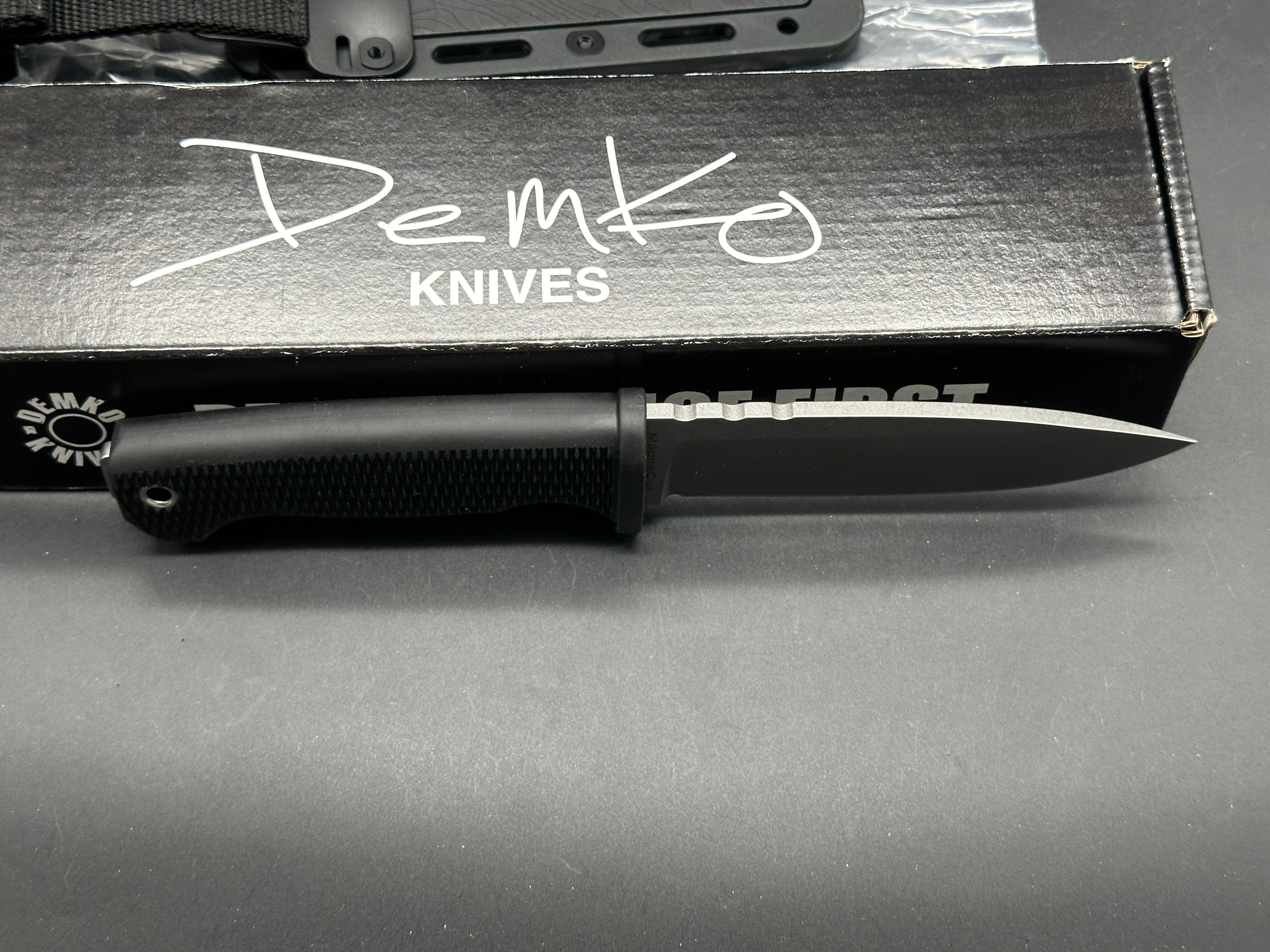 Demko FreeReign Magnacut Black Folding Pocket Knife - Premium EDC Tactical Knife for Outdoor, Camping, Hunting, and Survival Gear