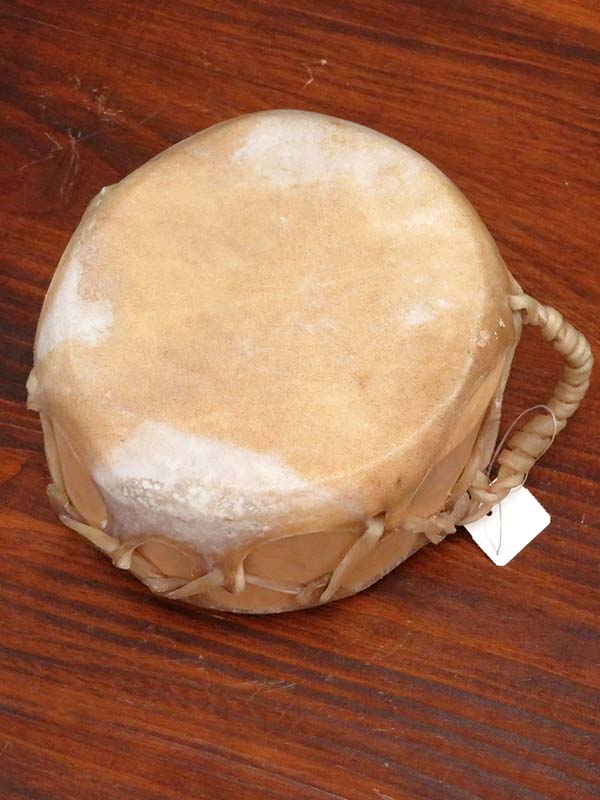 Authentic Native American Handmade Cowhide Wooden Drum - Traditional Powwow Drum for Ceremonies, Music & Home Decor