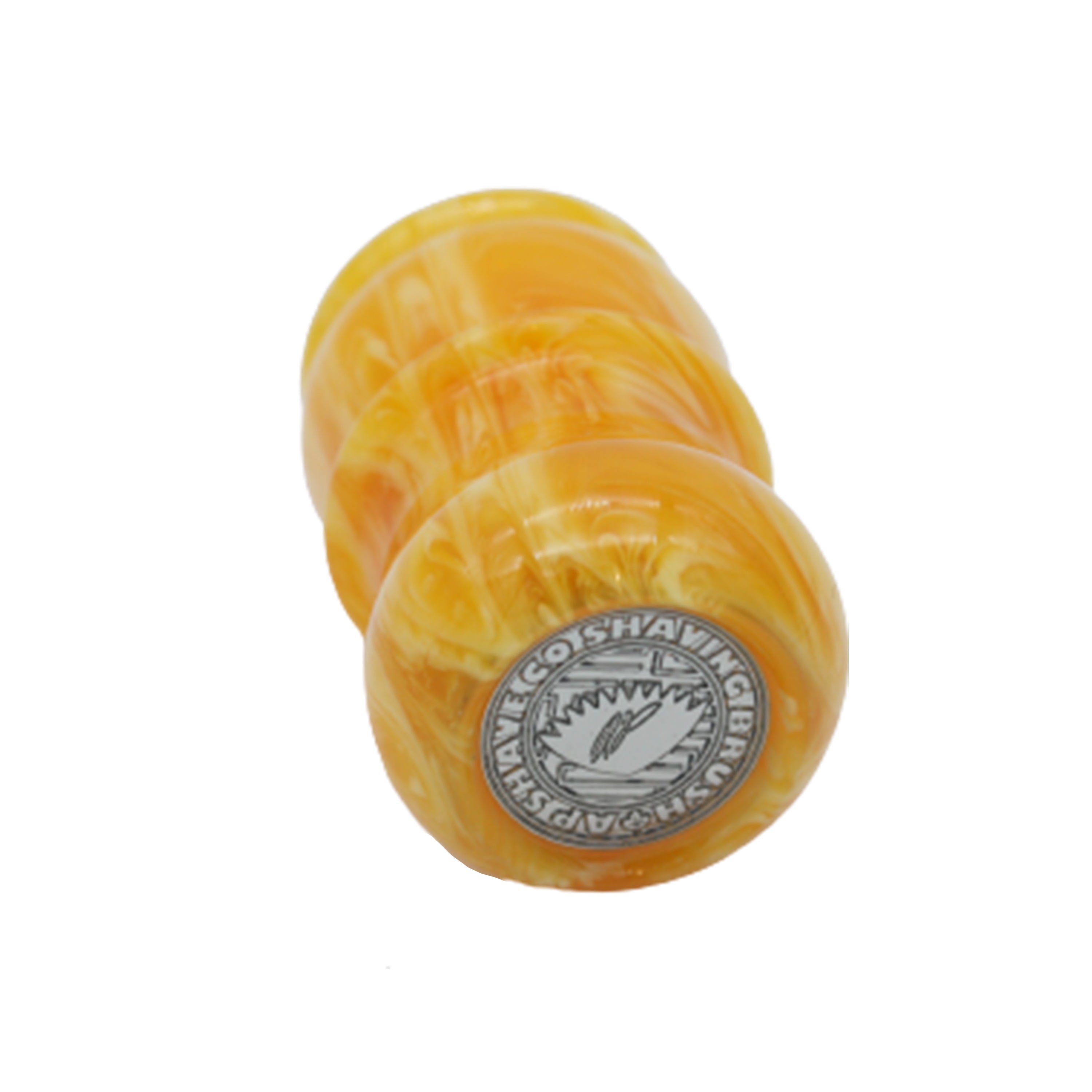 Premium Amber Handmade Shaving Brush Handle - Fits 24mm & 26mm Knots - Perfect for Wet Shaving & Grooming Gifts for Men
