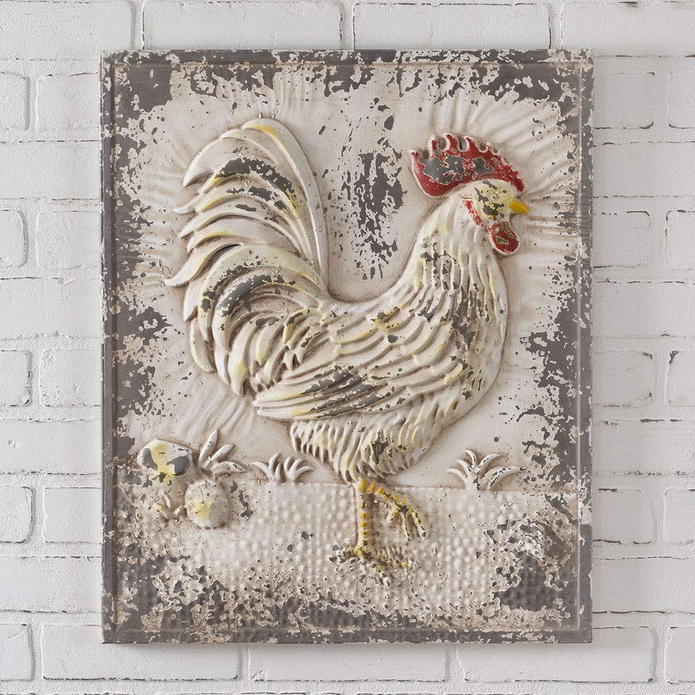 Rooster Wall Decor for Home - Farmhouse Style Accent