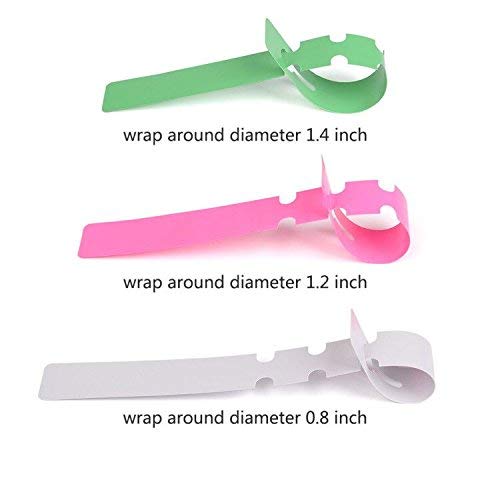 500 Pack Waterproof Reusable Plant Labels - Plastic Wrap Around Hanging Garden Markers for Nursery, Trees & Outdoor Plants | Perfect for Gardening, Seed Starting & Plant Identification