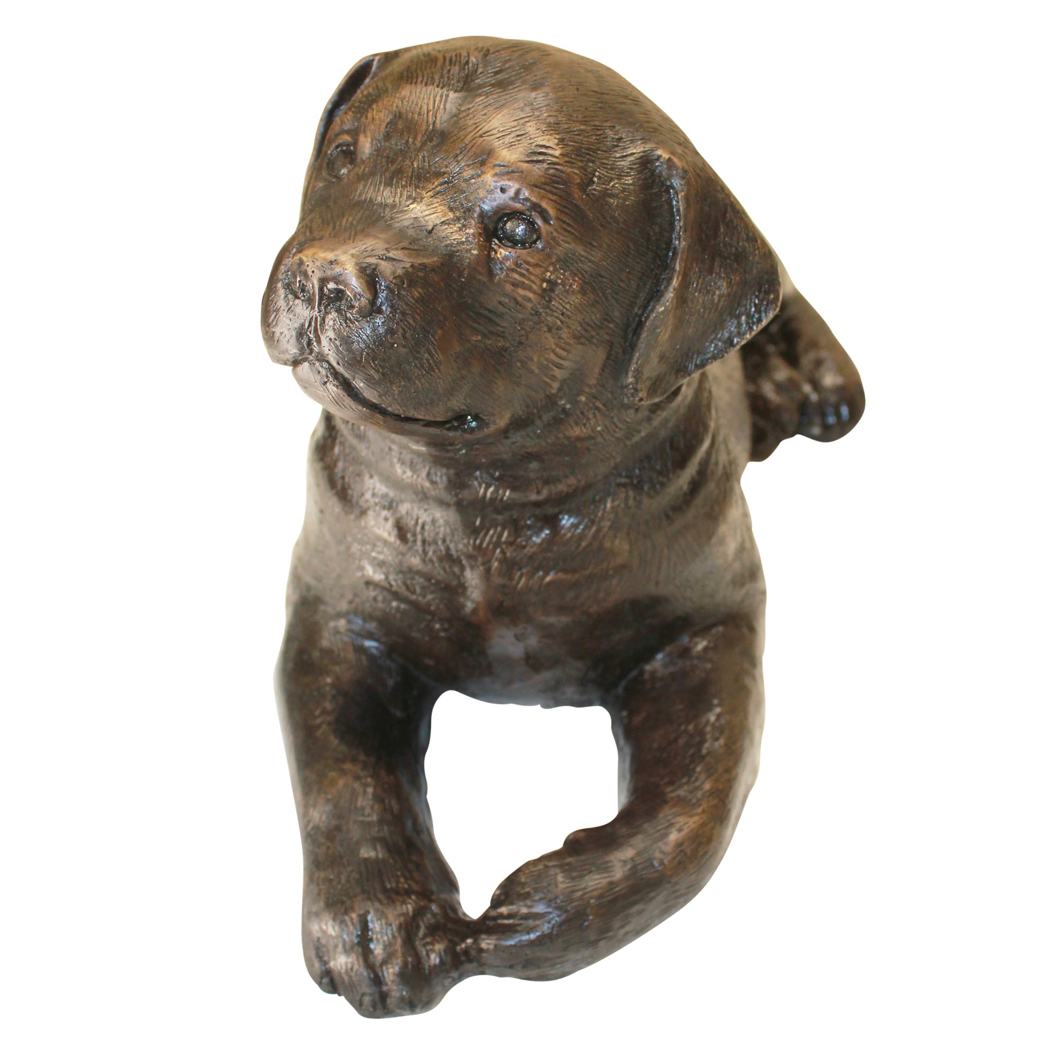 Design Toscano Labrador Puppy Dog Cast Bronze Garden Statue - Outdoor Decor for Patio, Lawn & Garden - Perfect Gift for Dog Lovers