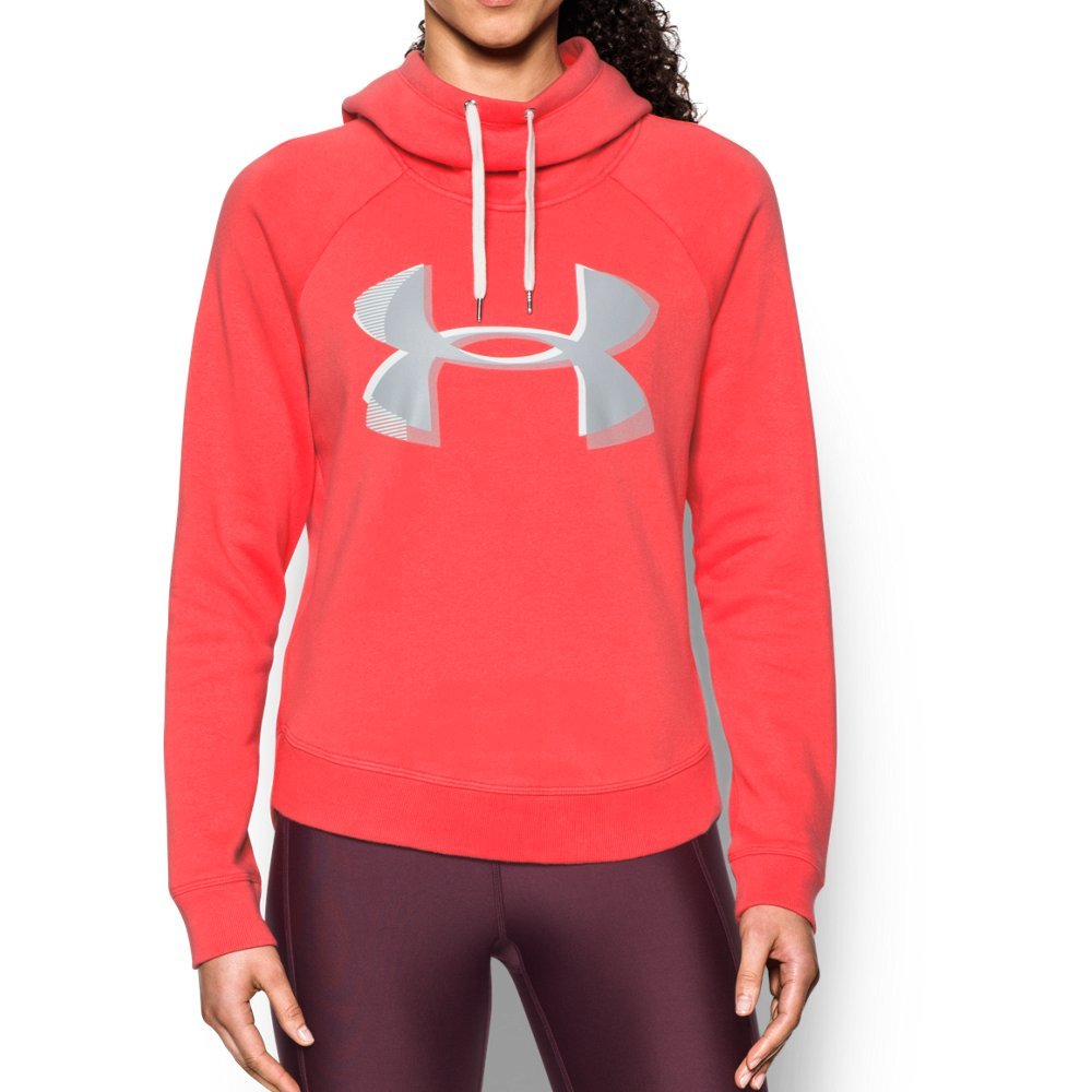 Under Armour Women's Hoodie - Lightweight Fleece Pullover with Thumbholes, Moisture-Wicking & Breathable for Running, Gym Workouts & Outdoor Activities
