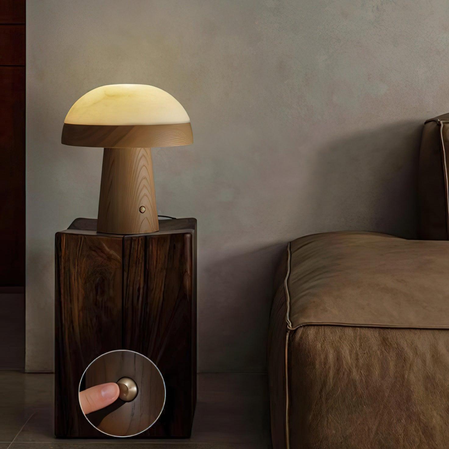 Mushroom Cloud Table Lamp - Modern LED Night Light for Bedroom, Living Room & Office - Soft Ambient Lighting for Relaxation & Decor