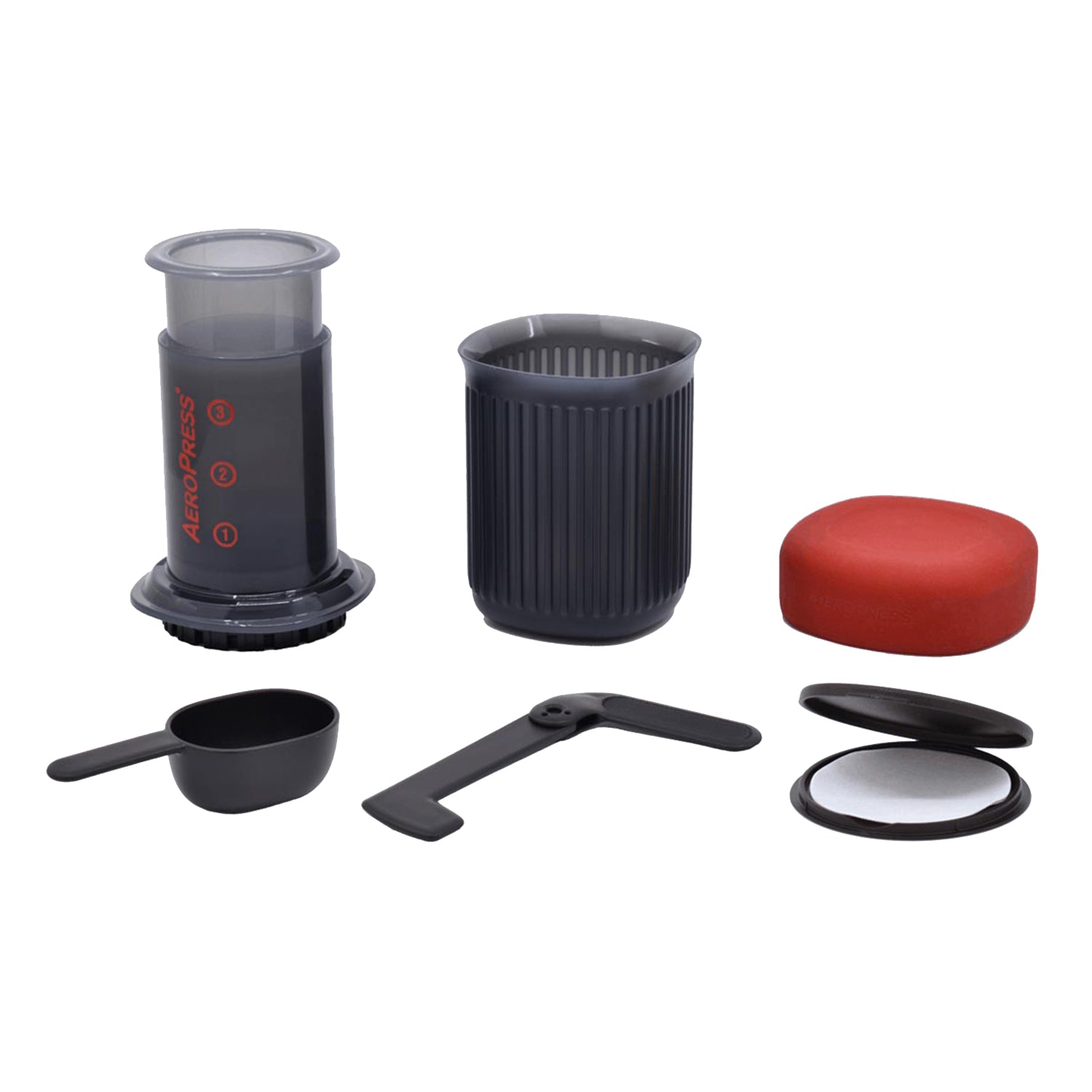 Aeropress Go Portable Travel Coffee Maker - Compact & Lightweight Espresso and Coffee Press for Camping, Hiking, and Outdoor Adventures