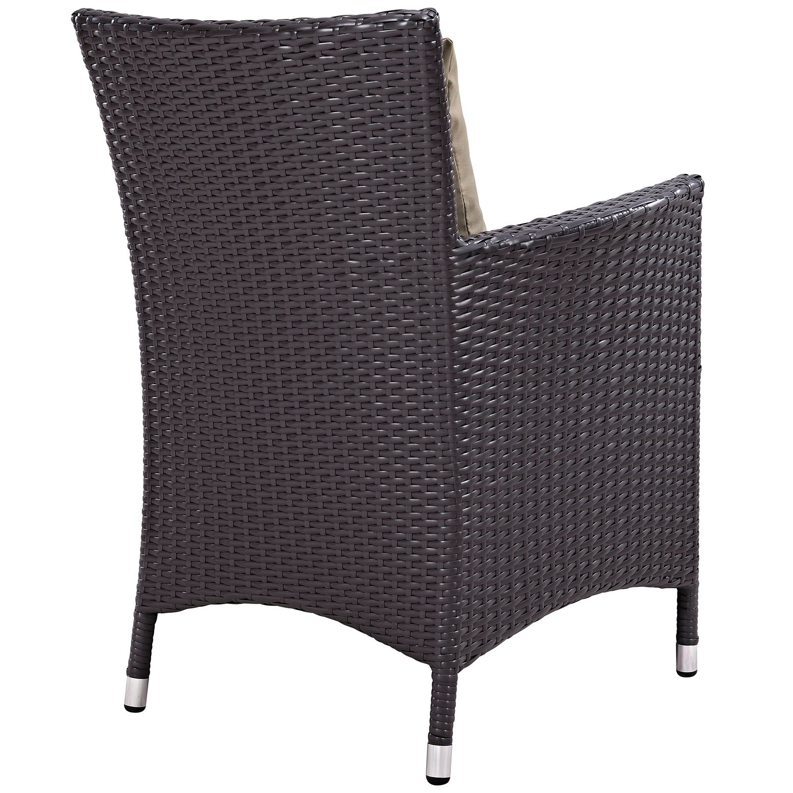 5-Piece Outdoor Patio Dining Set - Rattan Furniture with Cushions for Garden, Backyard, Poolside & Balcony - Weather-Resistant Wicker Dining Table and Chairs