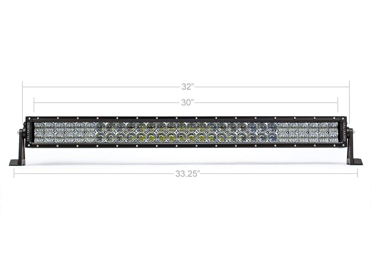 **32 Inch LED Light Bar Brackets Kit for 2016-2023 Toyota Tacoma - Spot Beam with Wiring Harness & Amber Switch - Off-Road, Overlanding & Night Driving**