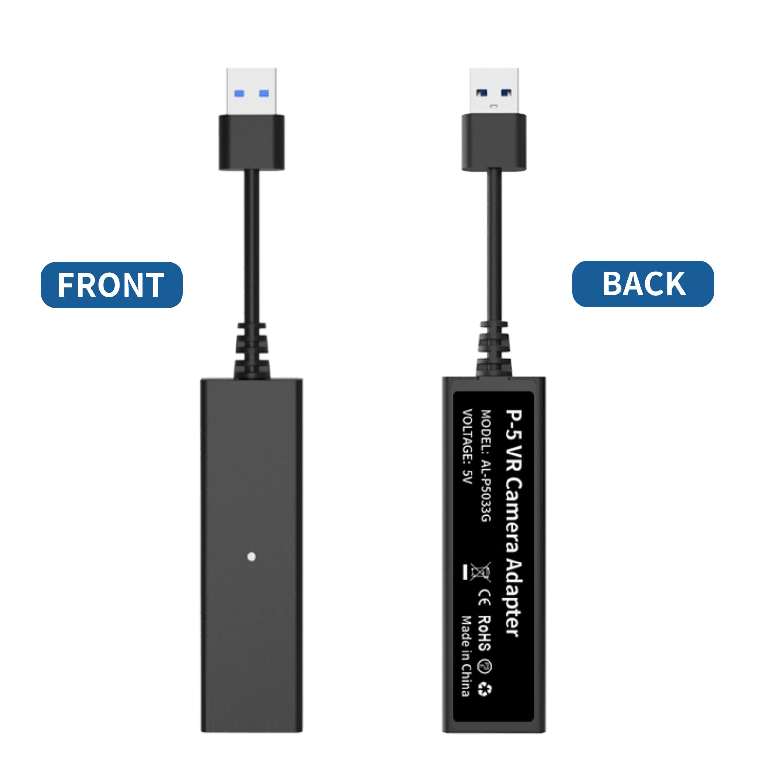 PS5 VR Camera Adapter - PS4 to PS5 VR Converter Cable for Playstation VR Headset | Compatible with PS5 & PS4 Game Consoles | Perfect for Virtual Reality Gaming & Immersive Experiences