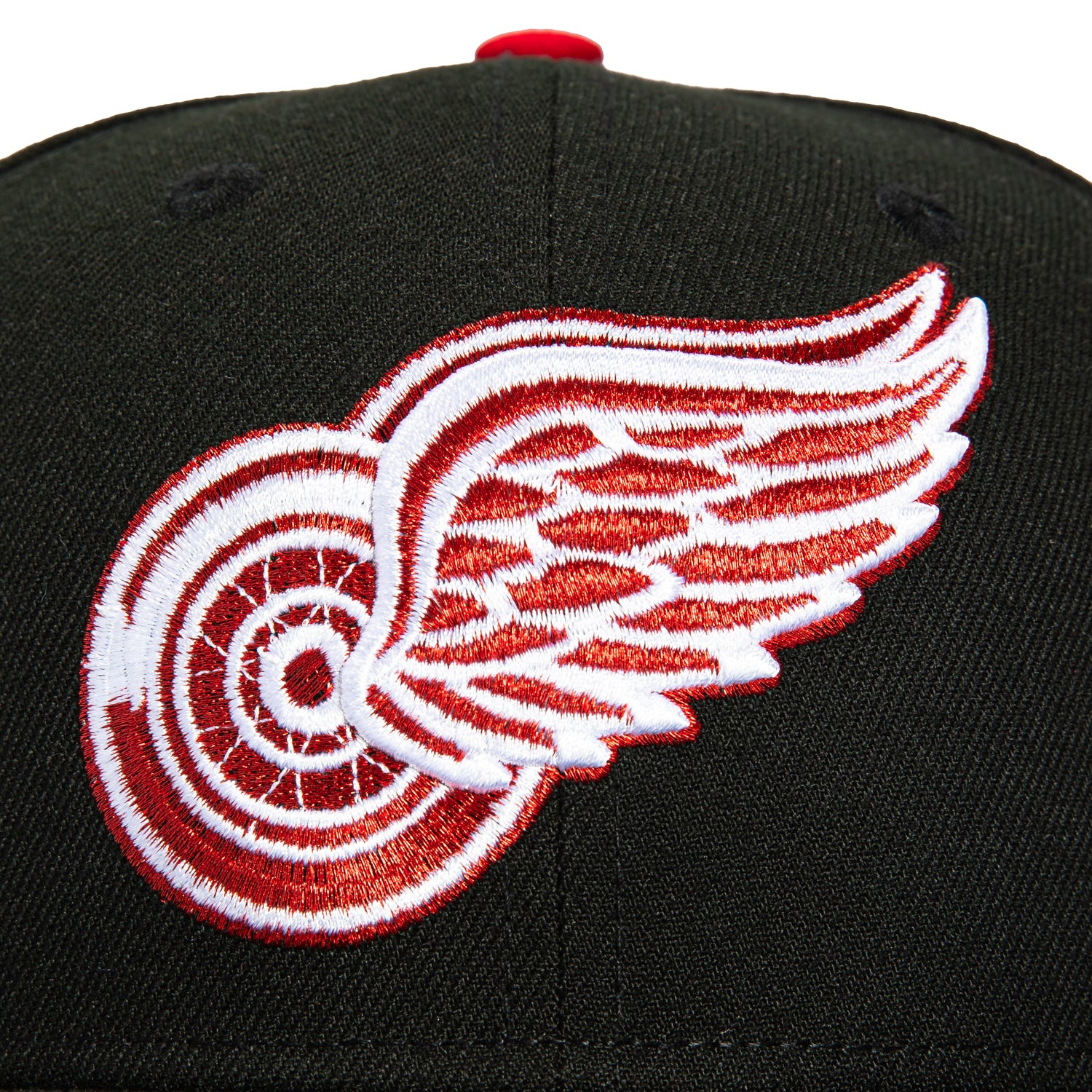 New Era 59Fifty Detroit Red Wings Team UV Black Baseball Cap - Official MLB Hat for Men, Sun Protection for Outdoor Sports & Casual Wear