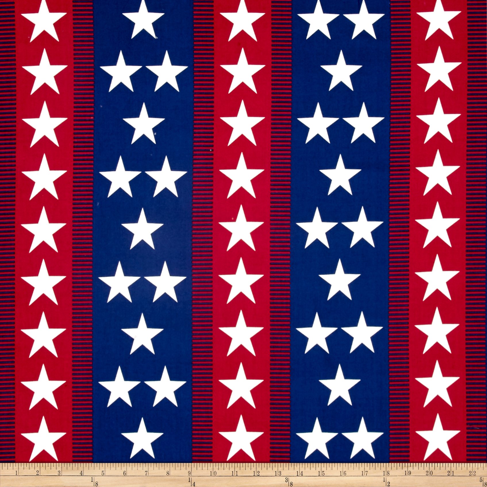 Andover Quilt Fabric Patriotic 2017 Bunting Stripe Multi Cotton Fabric by The Yard - Perfect for Quilting, Home Decor, and DIY Craft Projects