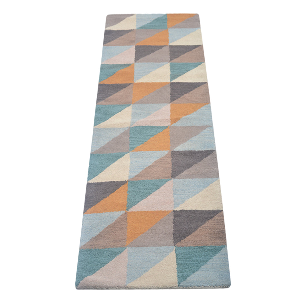 Premium Gridlock Hand Tufted Area Rug - Soft & Durable Non-Slip Living Room Carpet - Perfect for Bedroom, Office & Home Decor